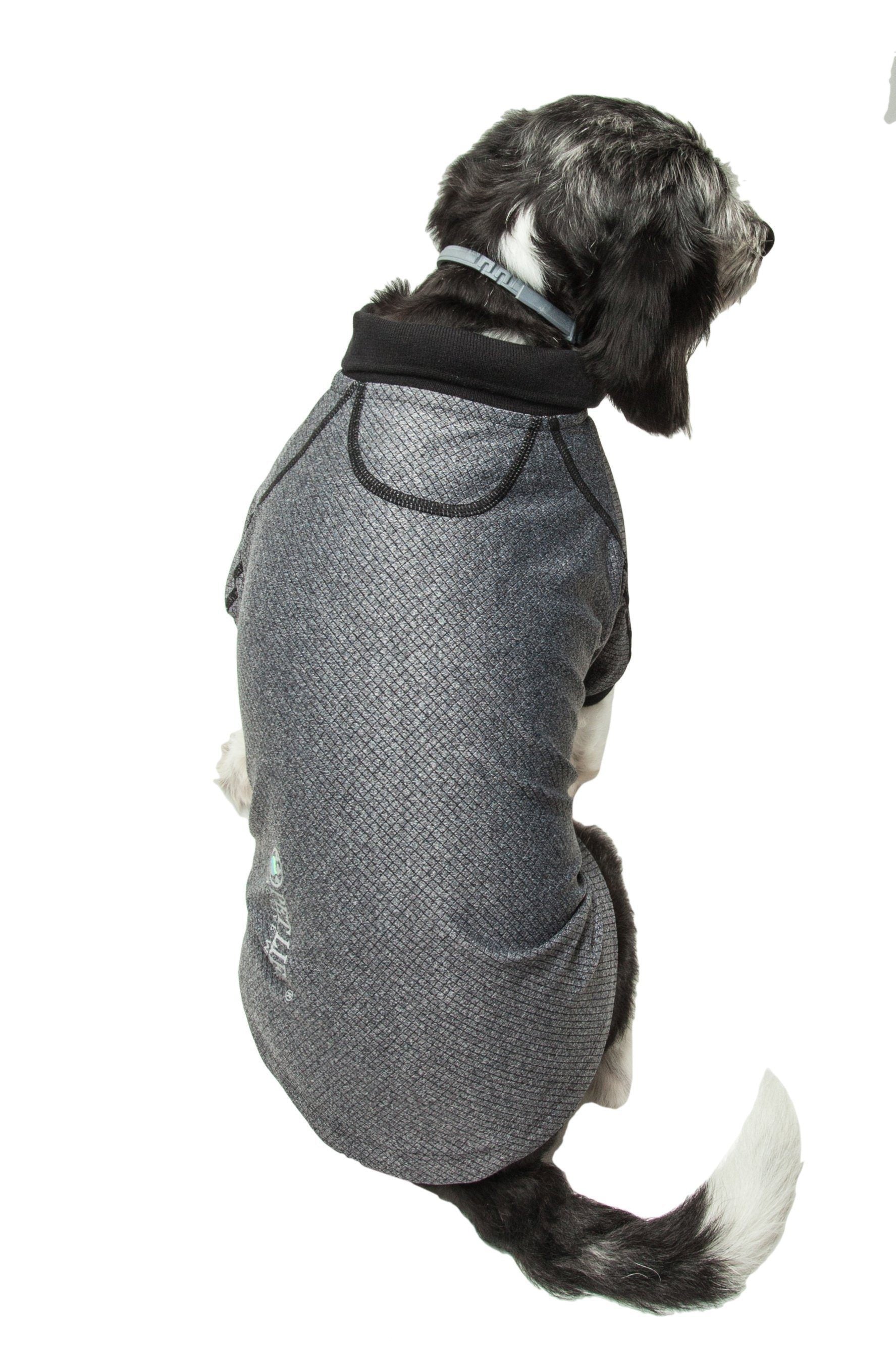 Active Fur-Flex Stretch Quick-Dry Anti-Odor Fitness Yoga Dog Polo T-Shirt