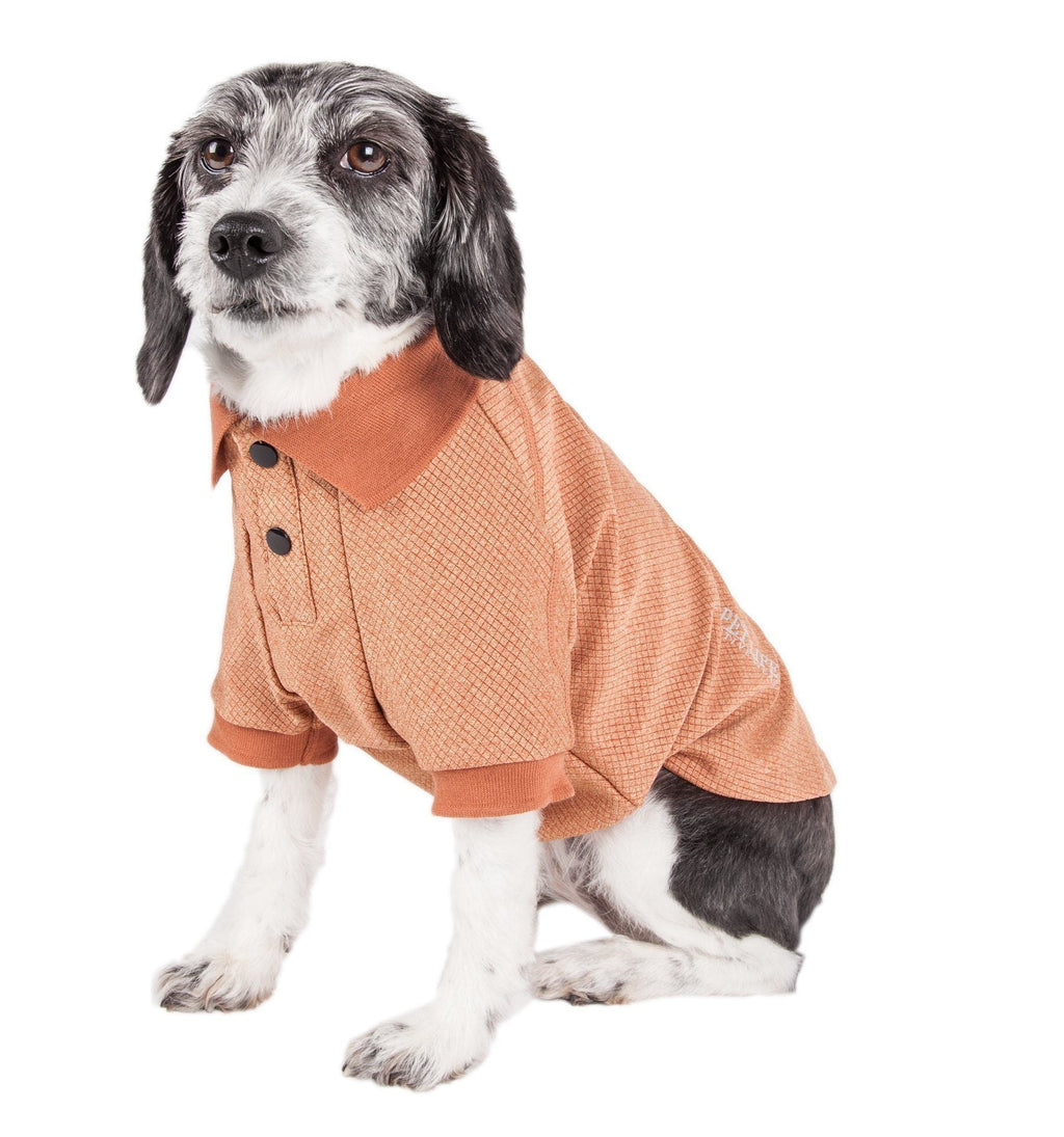 Active Fur-Flex Stretch Quick-Dry Anti-Odor Fitness Yoga Dog Polo T-Shirt