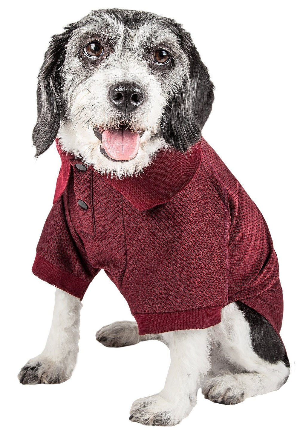 Active Fur-Flex Stretch Quick-Dry Anti-Odor Fitness Yoga Dog Polo T-Shirt