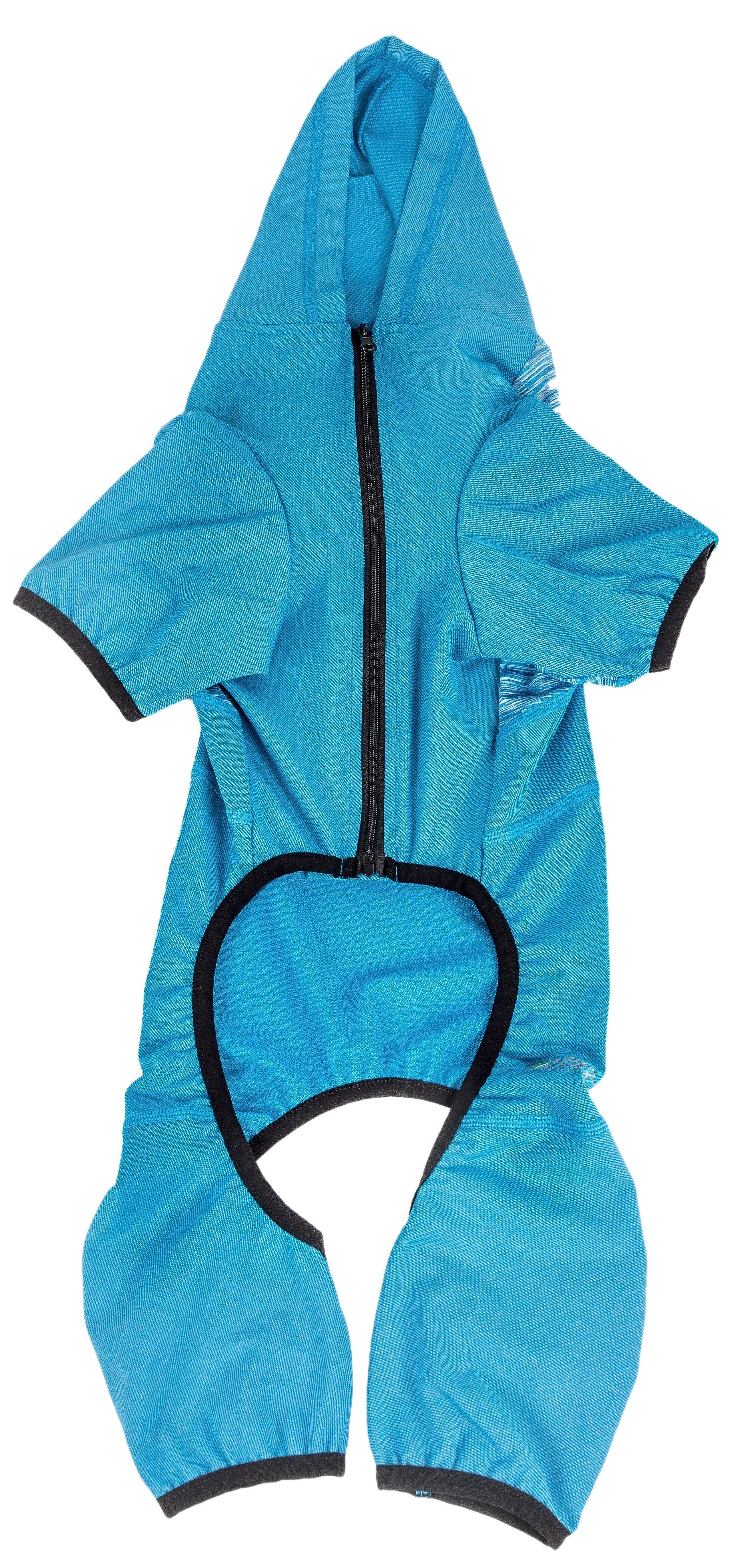 Active Pawsterity Mediumweight 4-Way-Stretch Yoga Fitness Dog Tracksuit Hoodie
