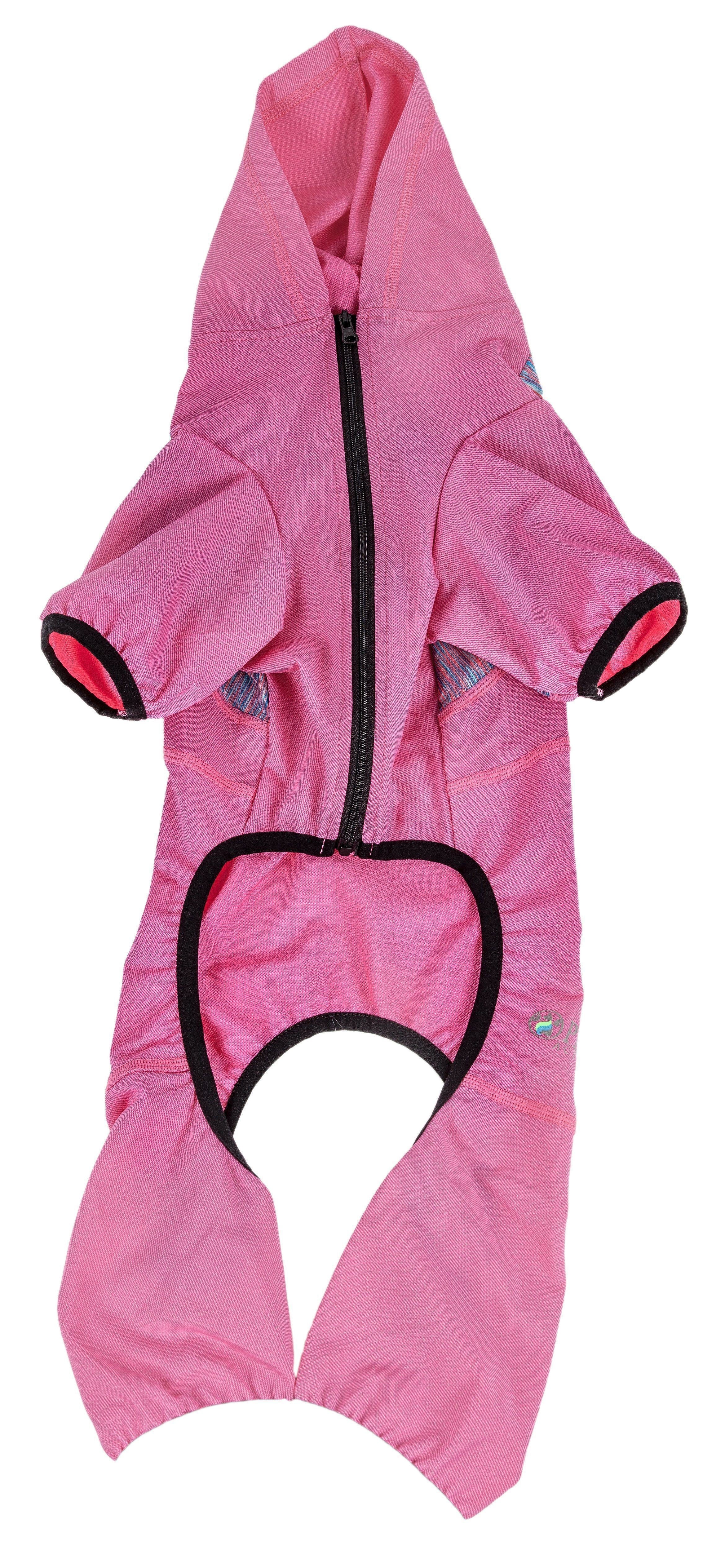 Active Pawsterity Mediumweight 4-Way-Stretch Yoga Fitness Dog Tracksuit Hoodie