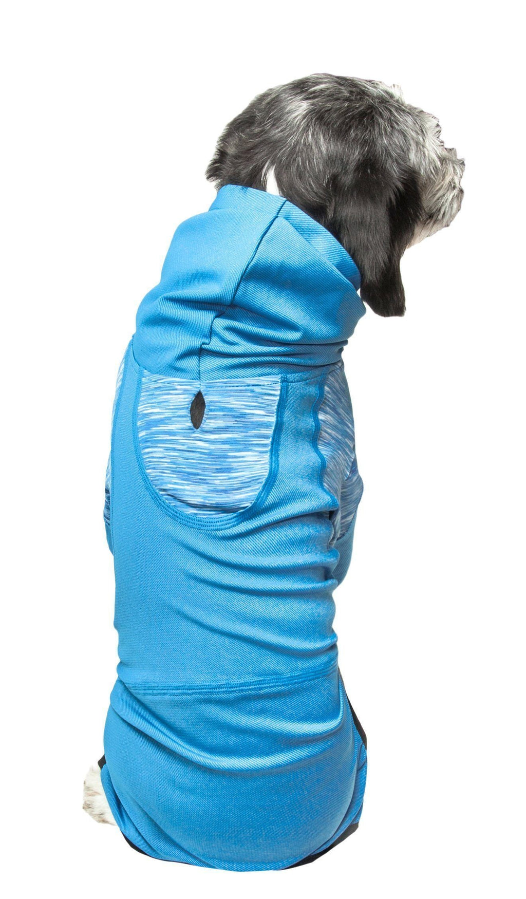 Active Pawsterity Mediumweight 4-Way-Stretch Yoga Fitness Dog Tracksuit Hoodie