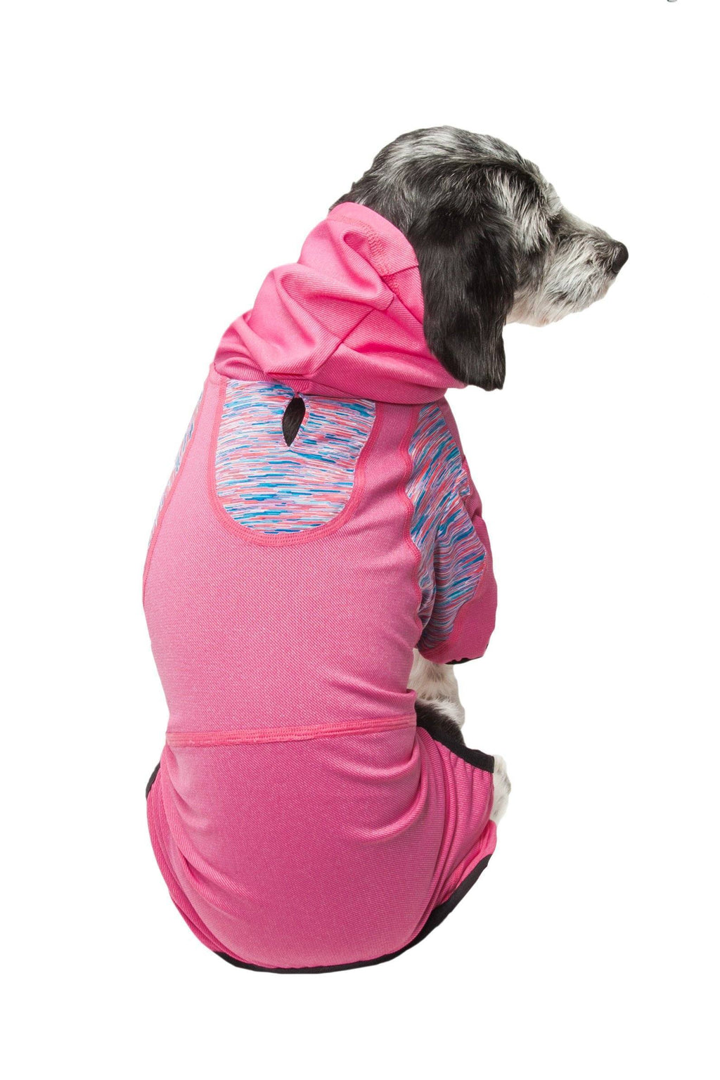 Active Pawsterity Mediumweight 4-Way-Stretch Yoga Fitness Dog Tracksuit Hoodie