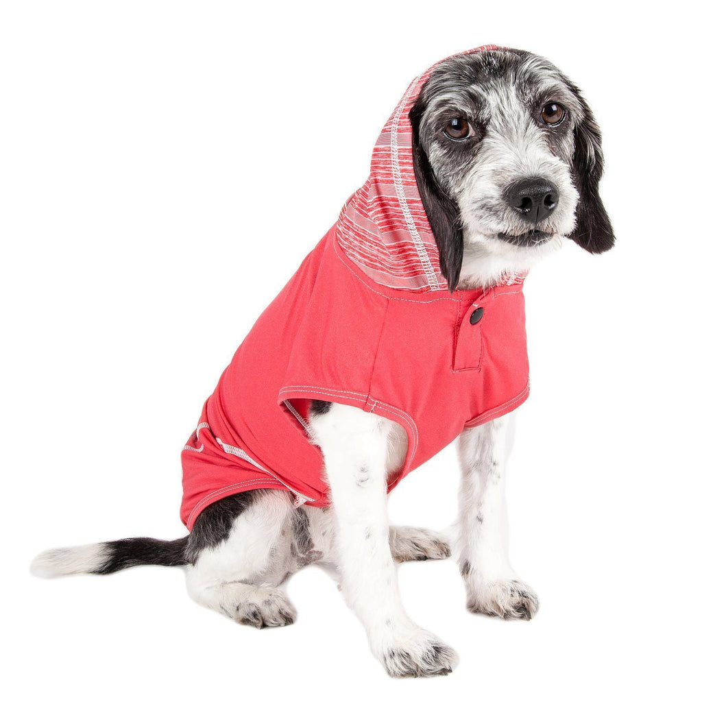 Active Pull-Rover 4-Way Stretch Sleeveless Fitness Yoga Dog T-Shirt Hoodie