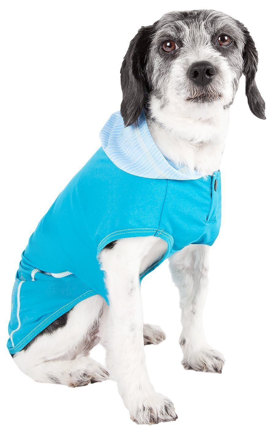 Active Pull-Rover 4-Way Stretch Sleeveless Fitness Yoga Dog T-Shirt Hoodie