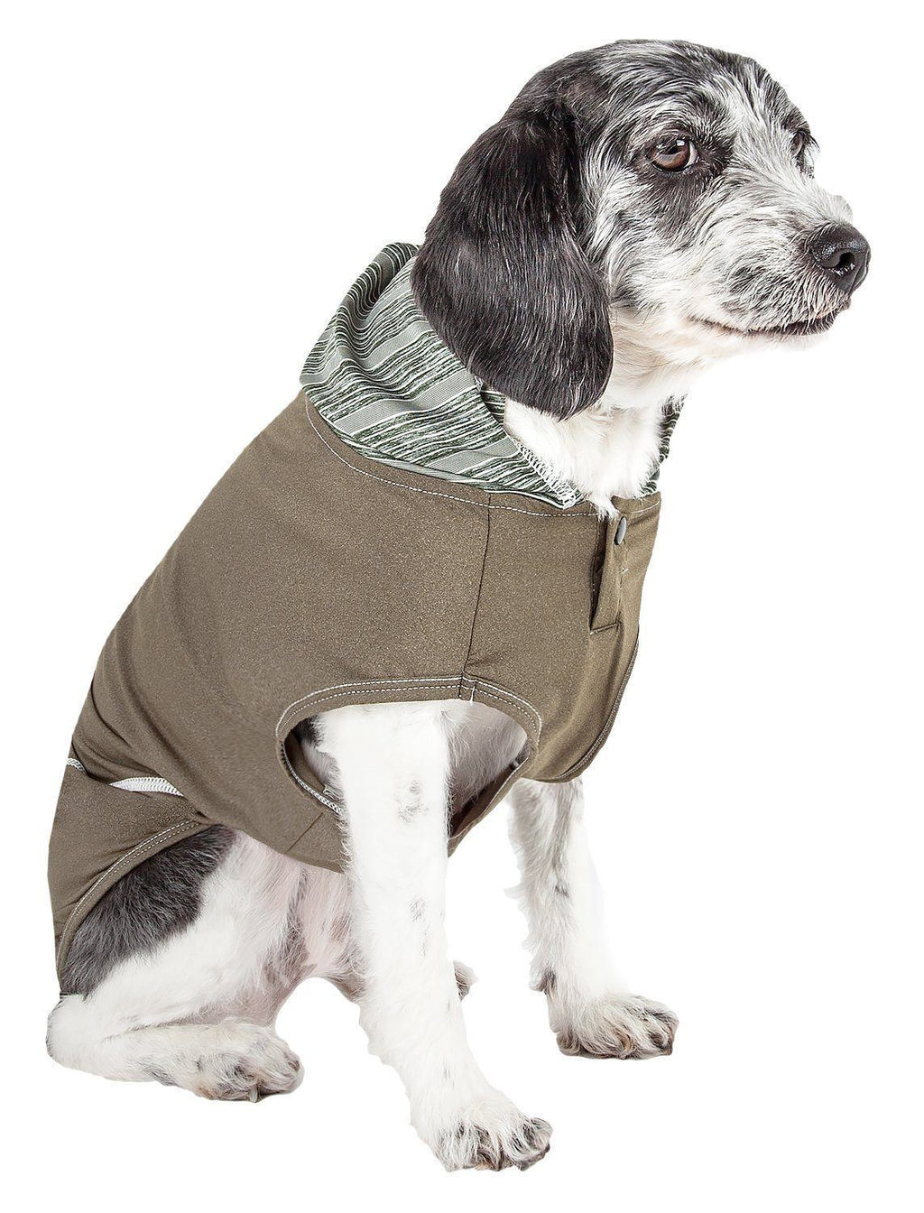 Active Pull-Rover 4-Way Stretch Sleeveless Fitness Yoga Dog T-Shirt Hoodie