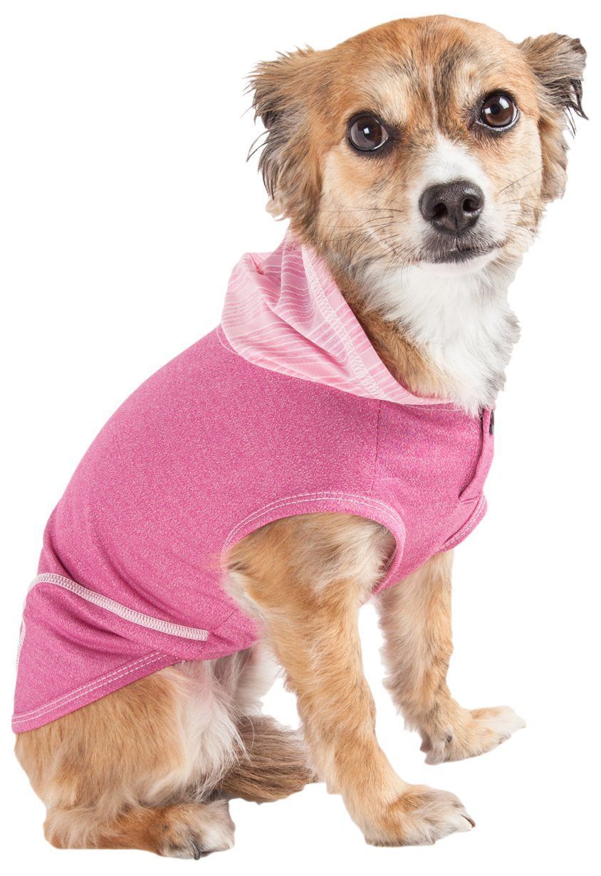 Active Pull-Rover 4-Way Stretch Sleeveless Fitness Yoga Dog T-Shirt Hoodie