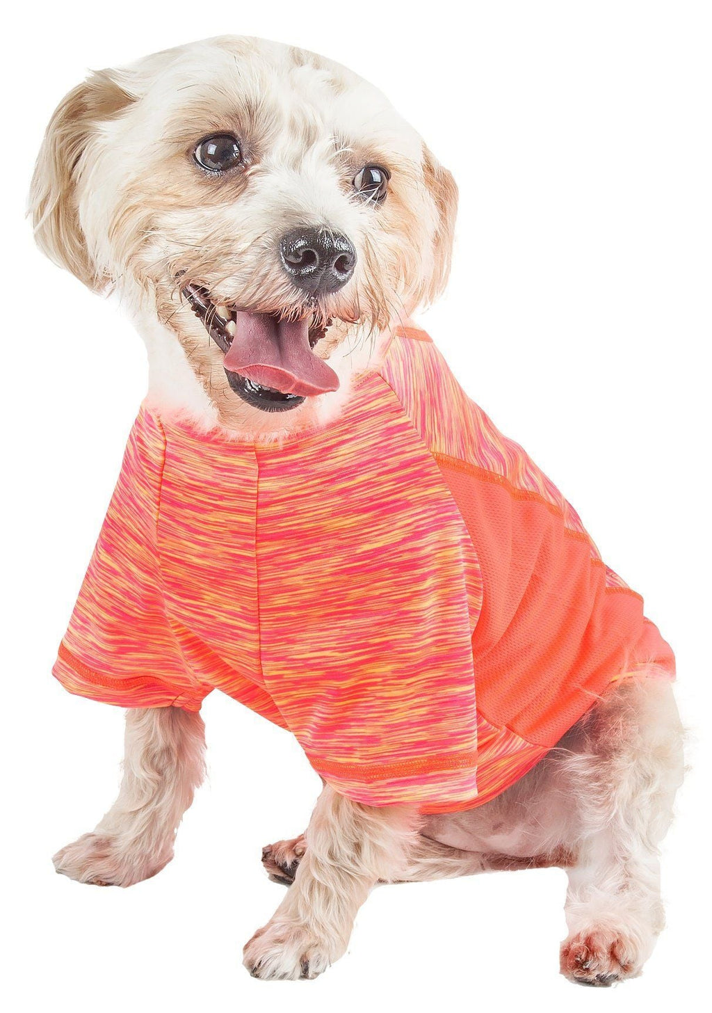 Active Warf Speed Heathered Ultra-Stretch Yoga Fitness Dog T-Shirt