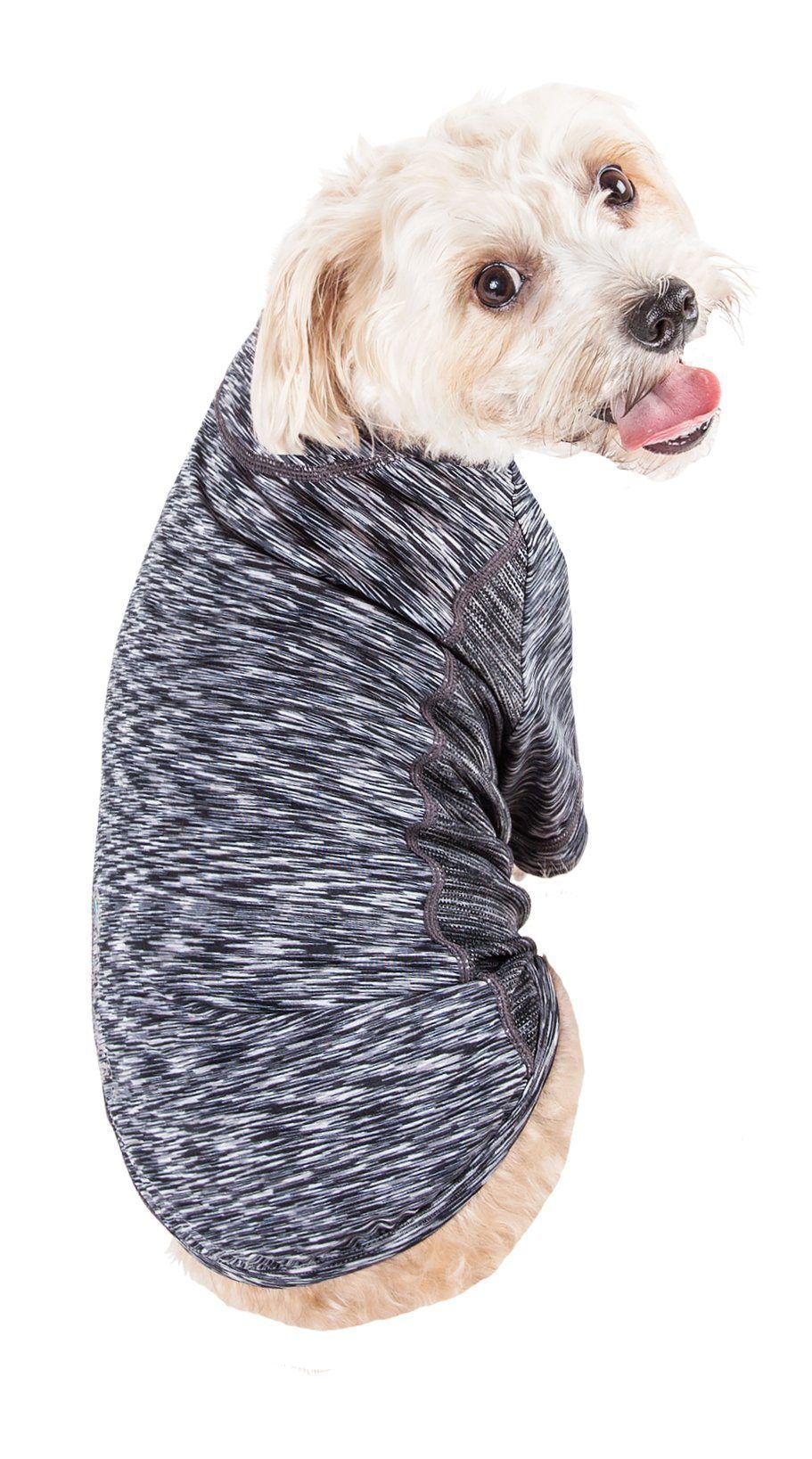 Active Warf Speed Heathered Ultra-Stretch Yoga Fitness Dog T-Shirt