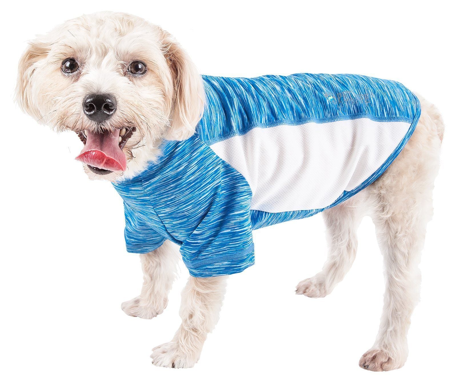 Active Warf Speed Heathered Ultra-Stretch Yoga Fitness Dog T-Shirt