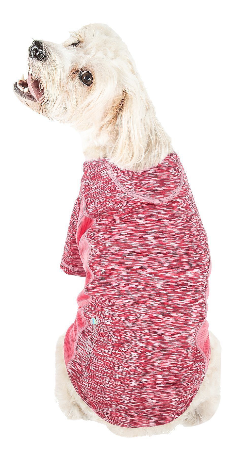 Active Warf Speed Heathered Ultra-Stretch Yoga Fitness Dog T-Shirt