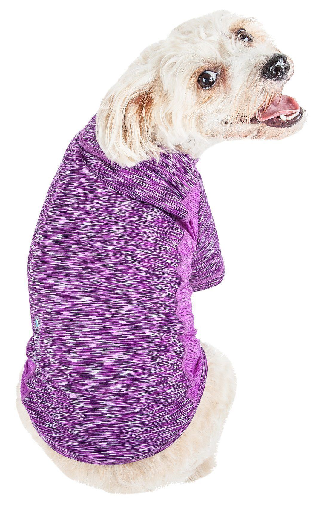 Active Warf Speed Heathered Ultra-Stretch Yoga Fitness Dog T-Shirt
