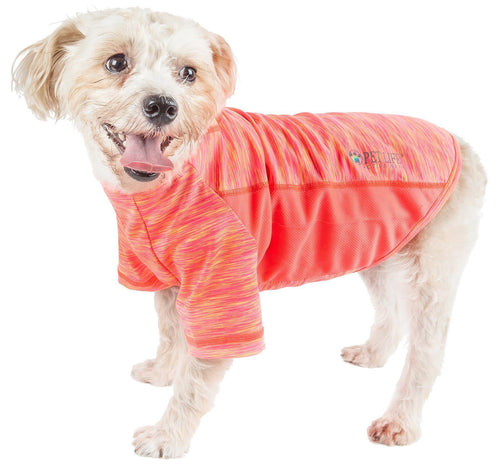 Active Warf Speed Heathered Ultra-Stretch Yoga Fitness Dog T-Shirt