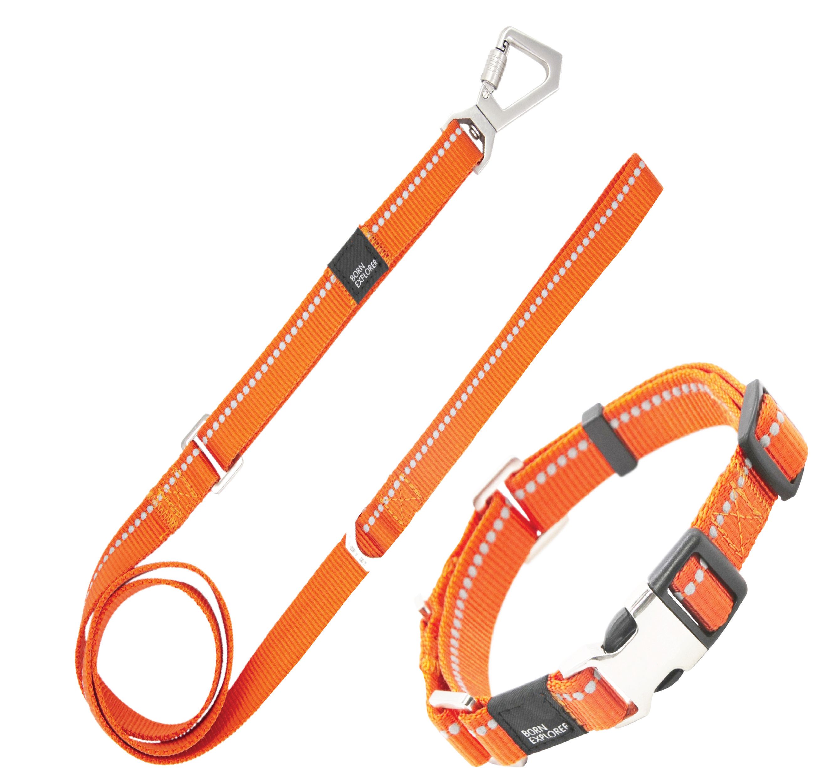 Advent Outdoor 3M Reflective 2-in-1 Martingale Training Dog Leash and Collar
