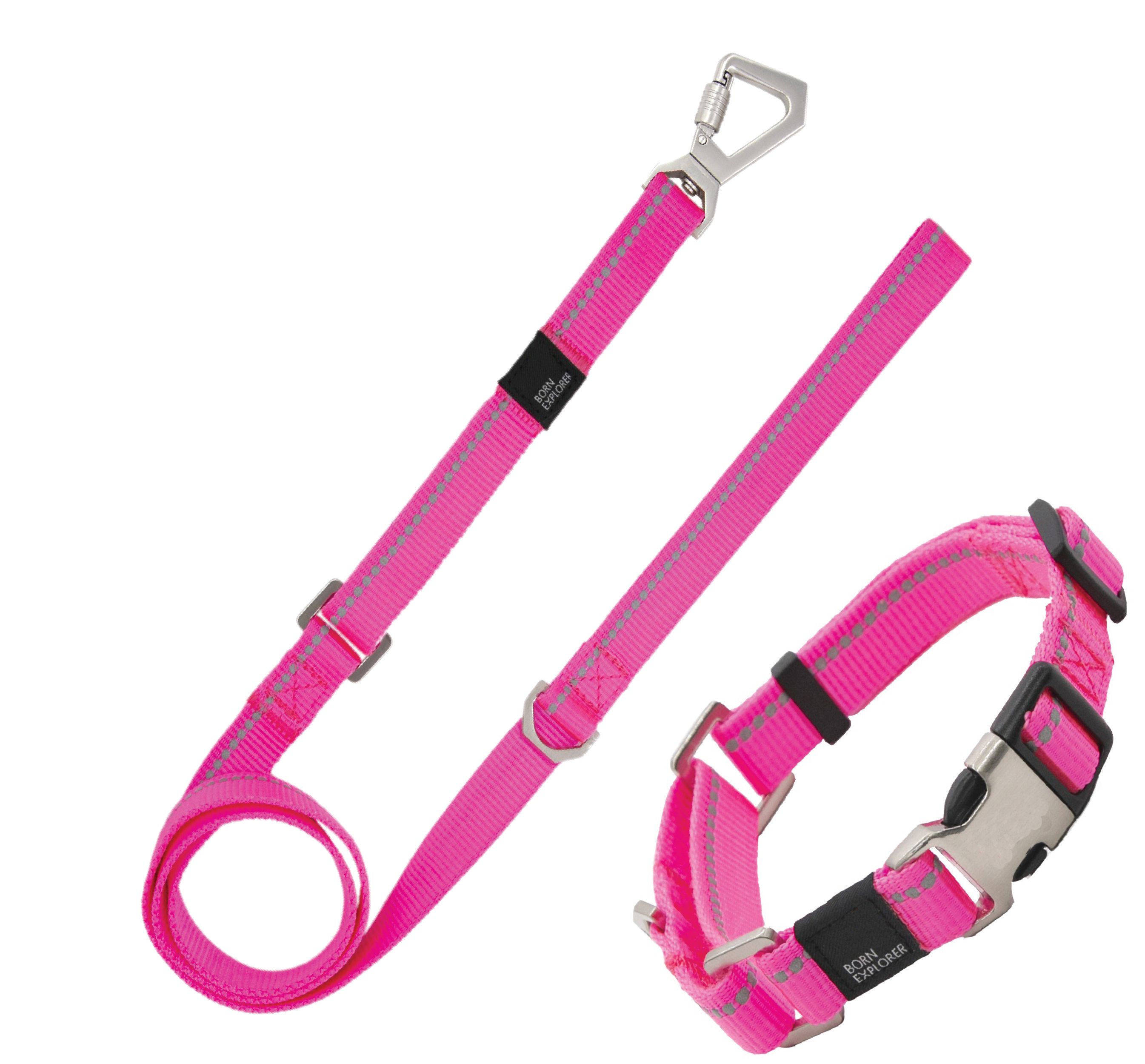 Advent Outdoor 3M Reflective 2-in-1 Martingale Training Dog Leash and Collar