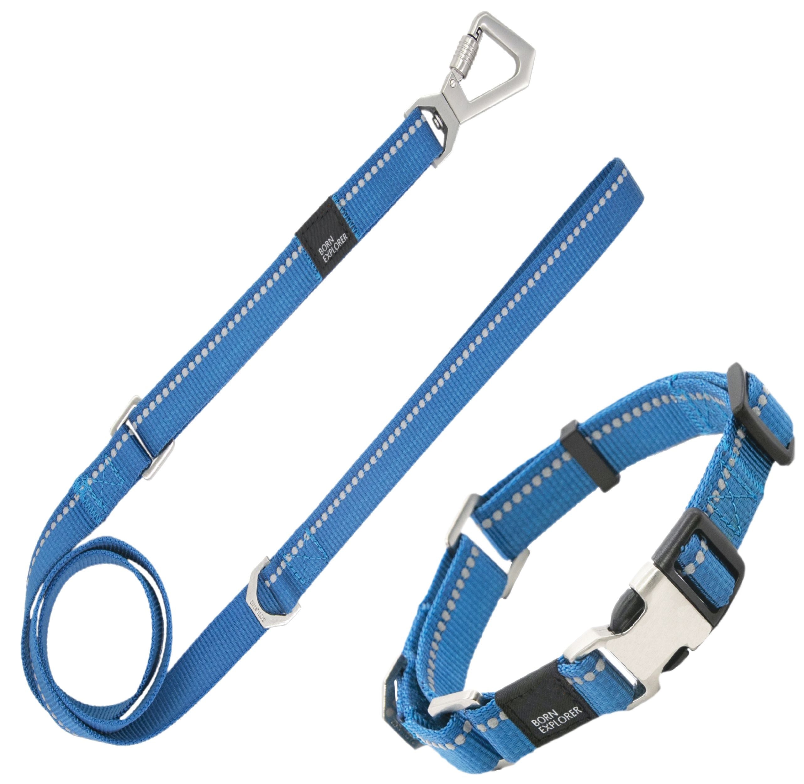 Advent Outdoor 3M Reflective 2-in-1 Martingale Training Dog Leash and Collar