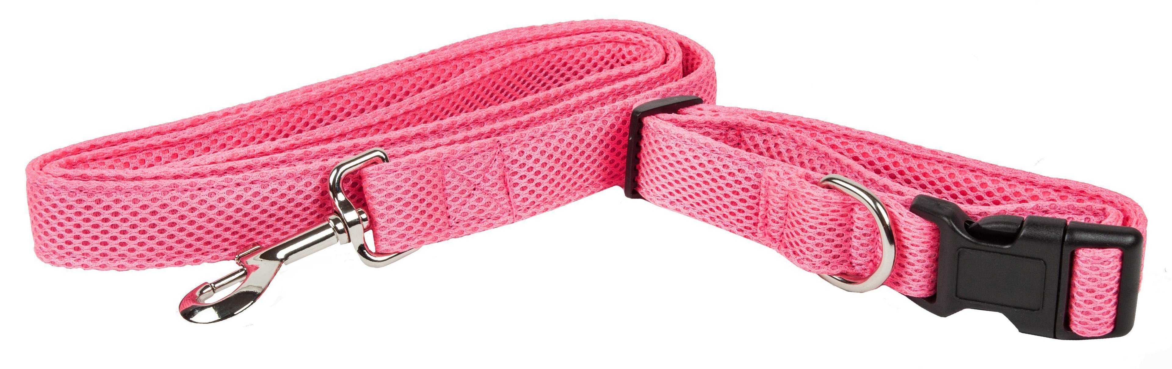 Aero Mesh 2-in-1 Breathable Adjustable Dual-Sided Mesh Dog Leash and Collar Set