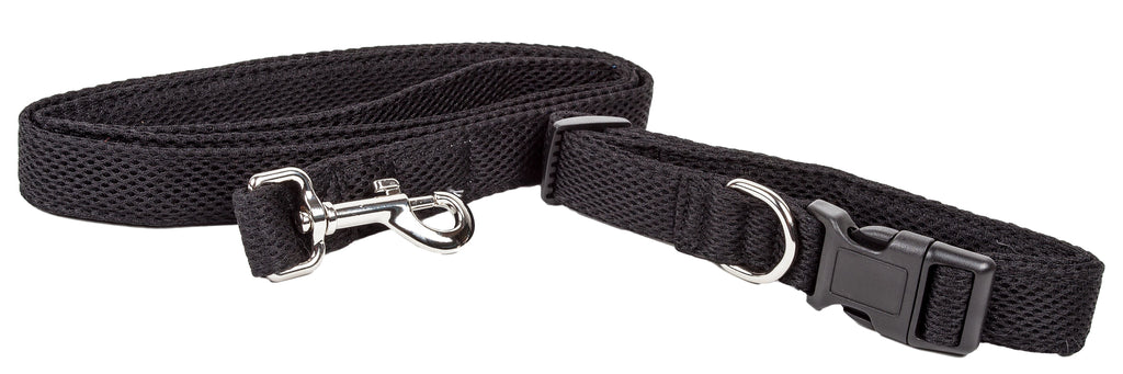 Aero Mesh 2-in-1 Breathable Adjustable Dual-Sided Mesh Dog Leash and Collar Set