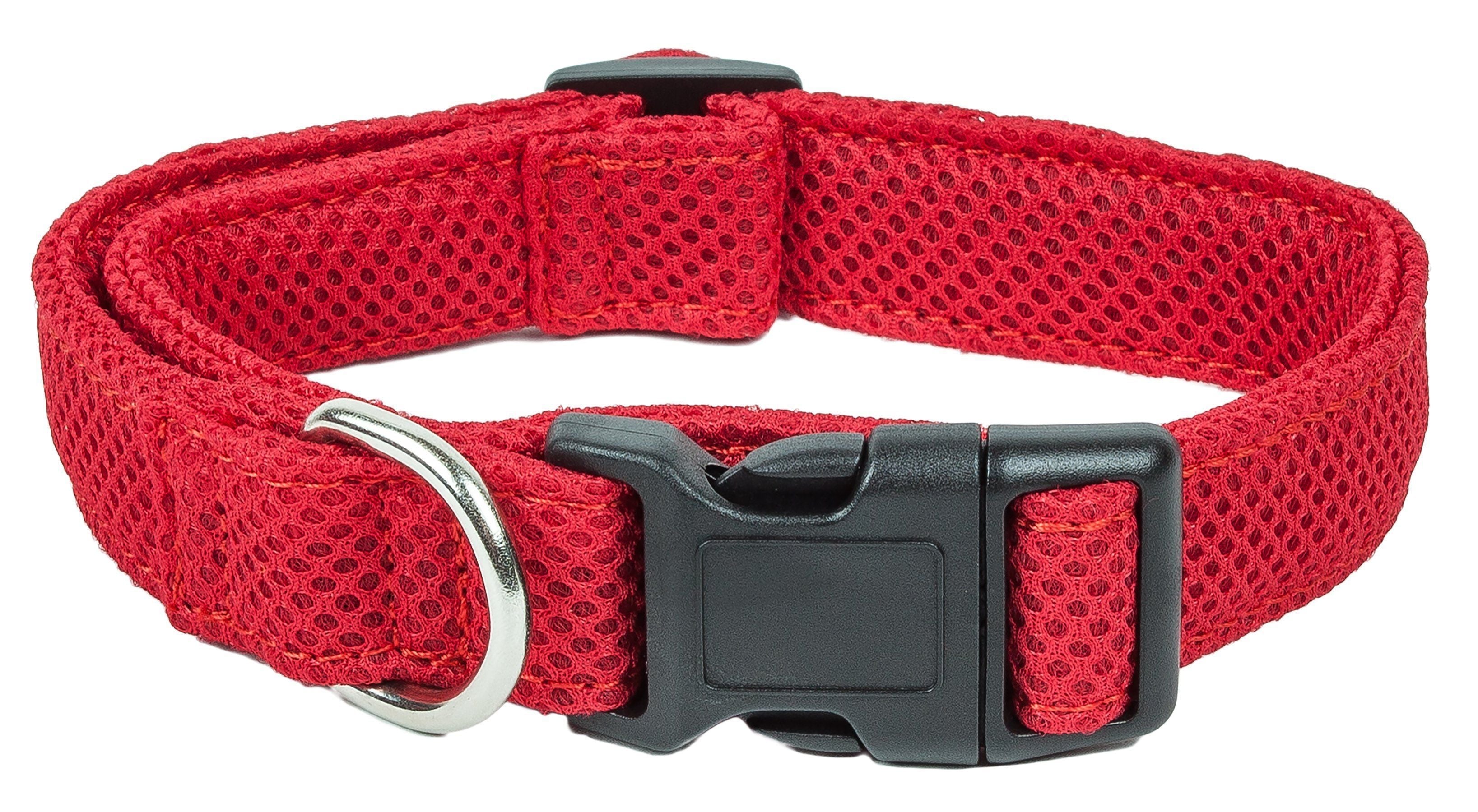 Aero Mesh Dual-Sided Breathable Adjustable Mesh Dog Collar – Multiple Colors