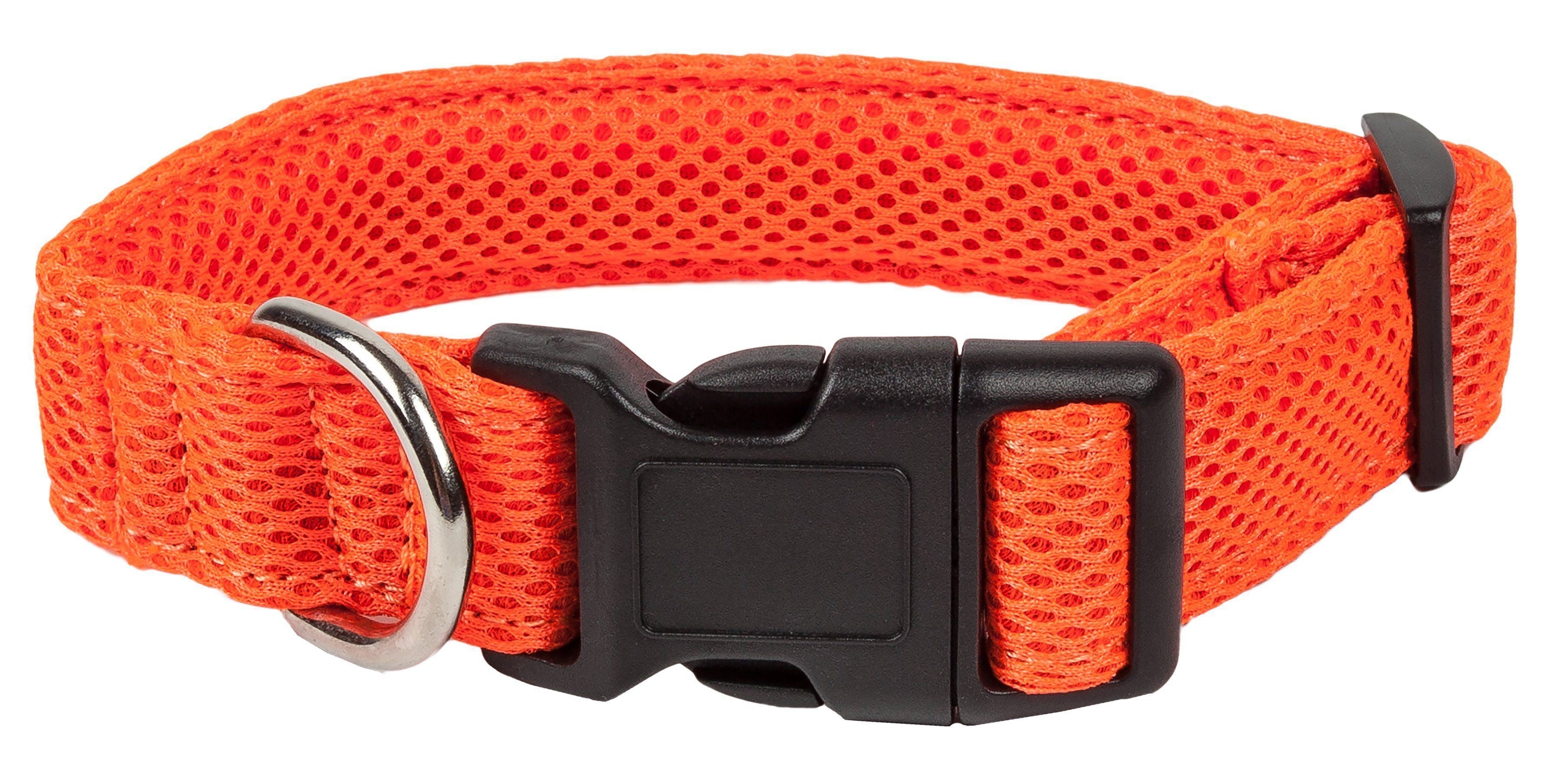 Aero Mesh Dual-Sided Breathable Adjustable Mesh Dog Collar – Multiple Colors