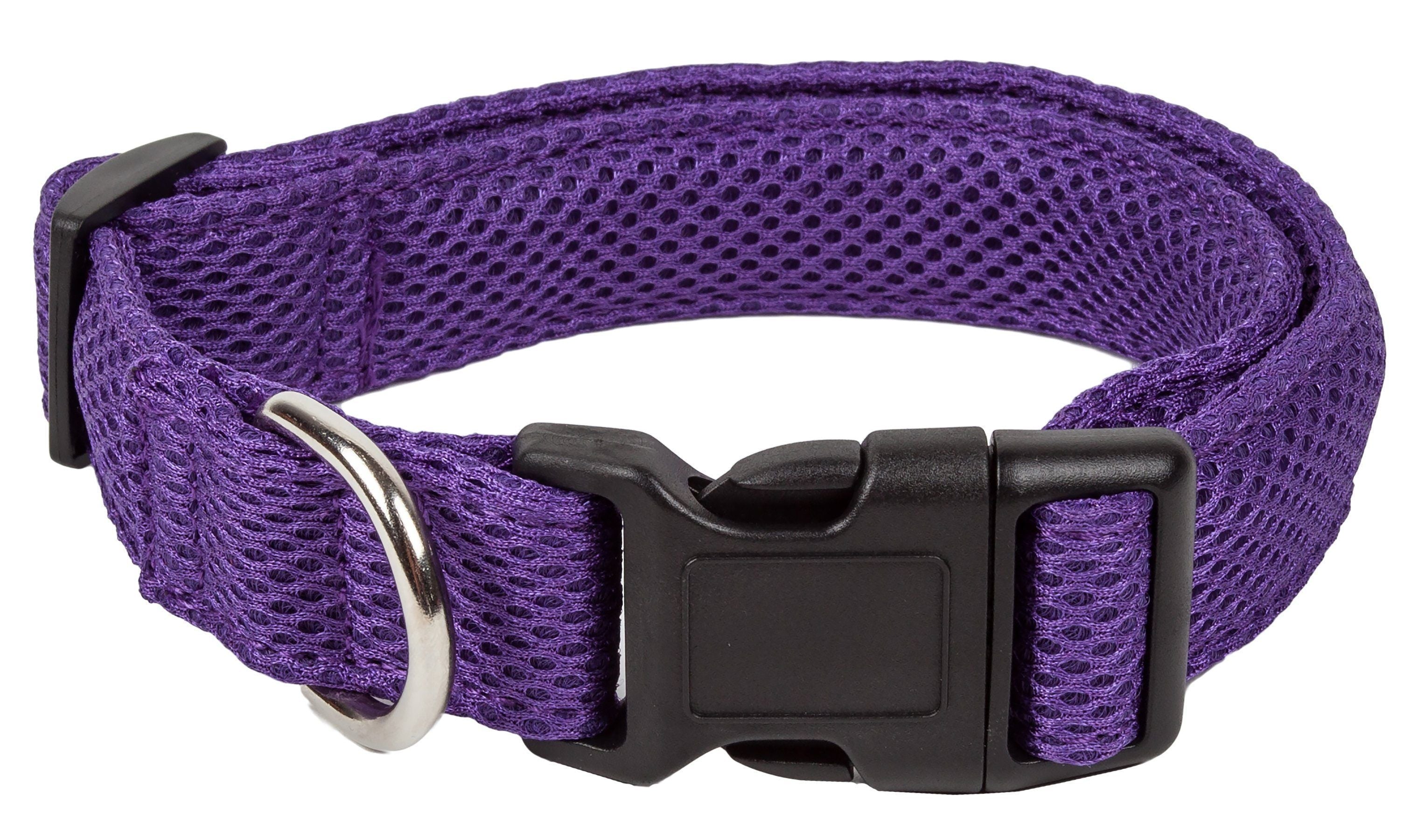 Aero Mesh Dual-Sided Breathable Adjustable Mesh Dog Collar – Multiple Colors