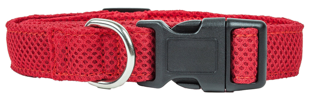 Aero Mesh Dual-Sided Breathable Adjustable Mesh Dog Collar – Multiple Colors