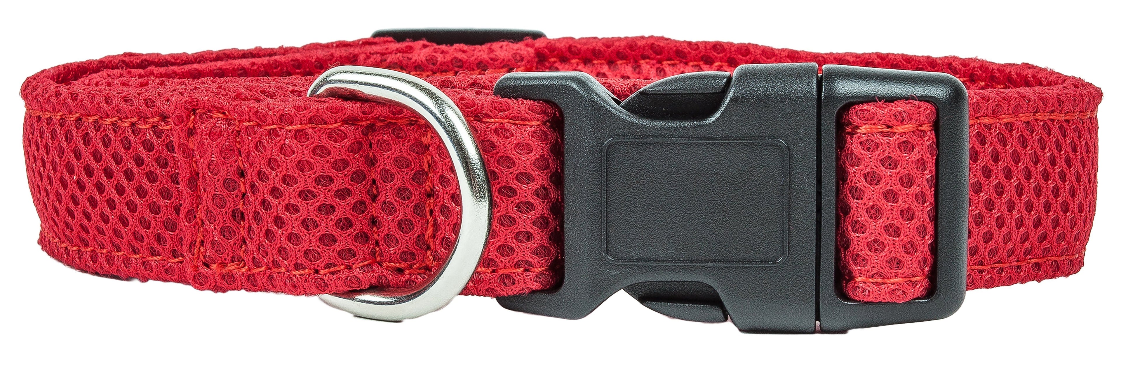 Aero Mesh Dual-Sided Breathable Adjustable Mesh Dog Collar – Multiple Colors