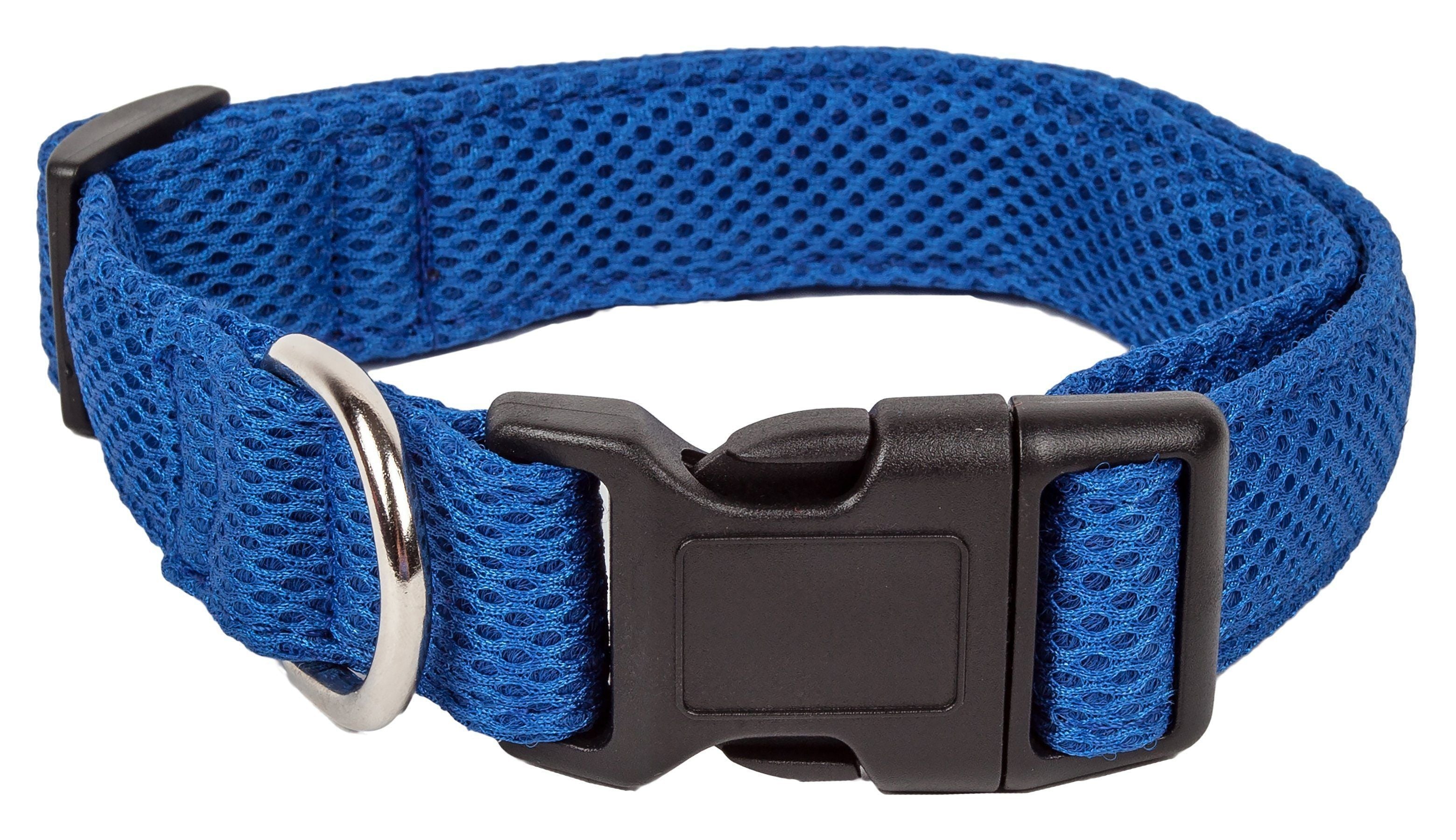 Aero Mesh Dual-Sided Breathable Adjustable Mesh Dog Collar – Multiple Colors