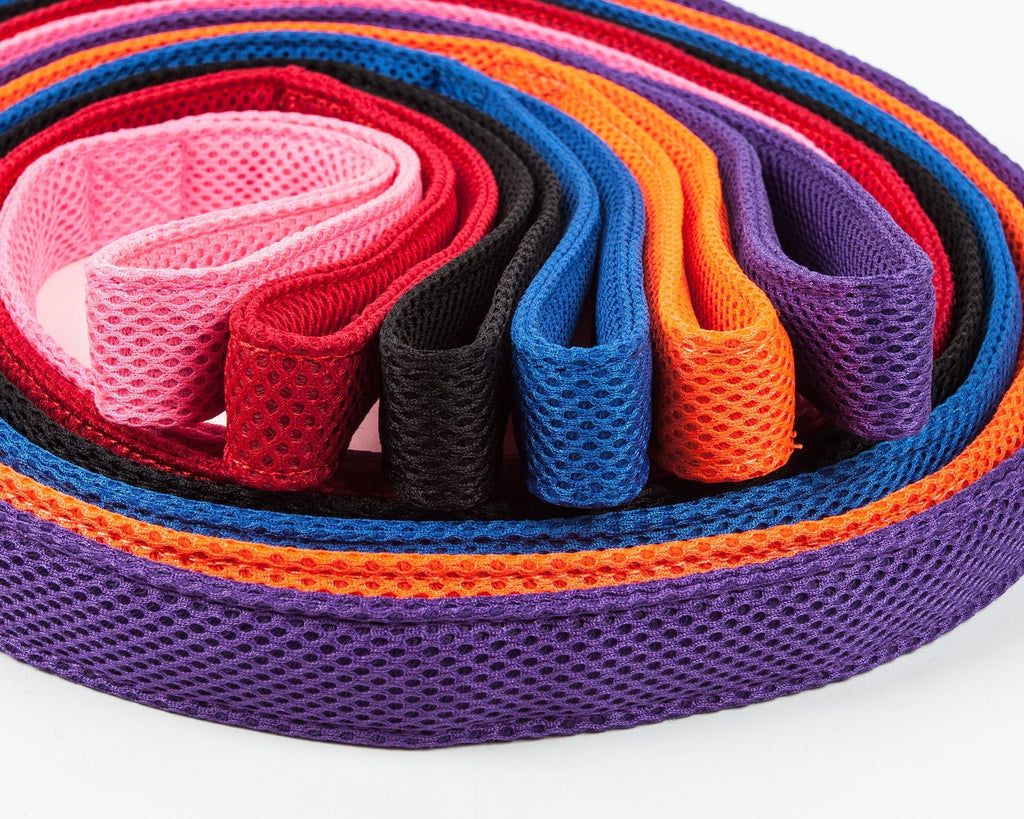 Aero Mesh Breathable Adjustable Dual-Sided Mesh Dog Leash – Multiple Colors