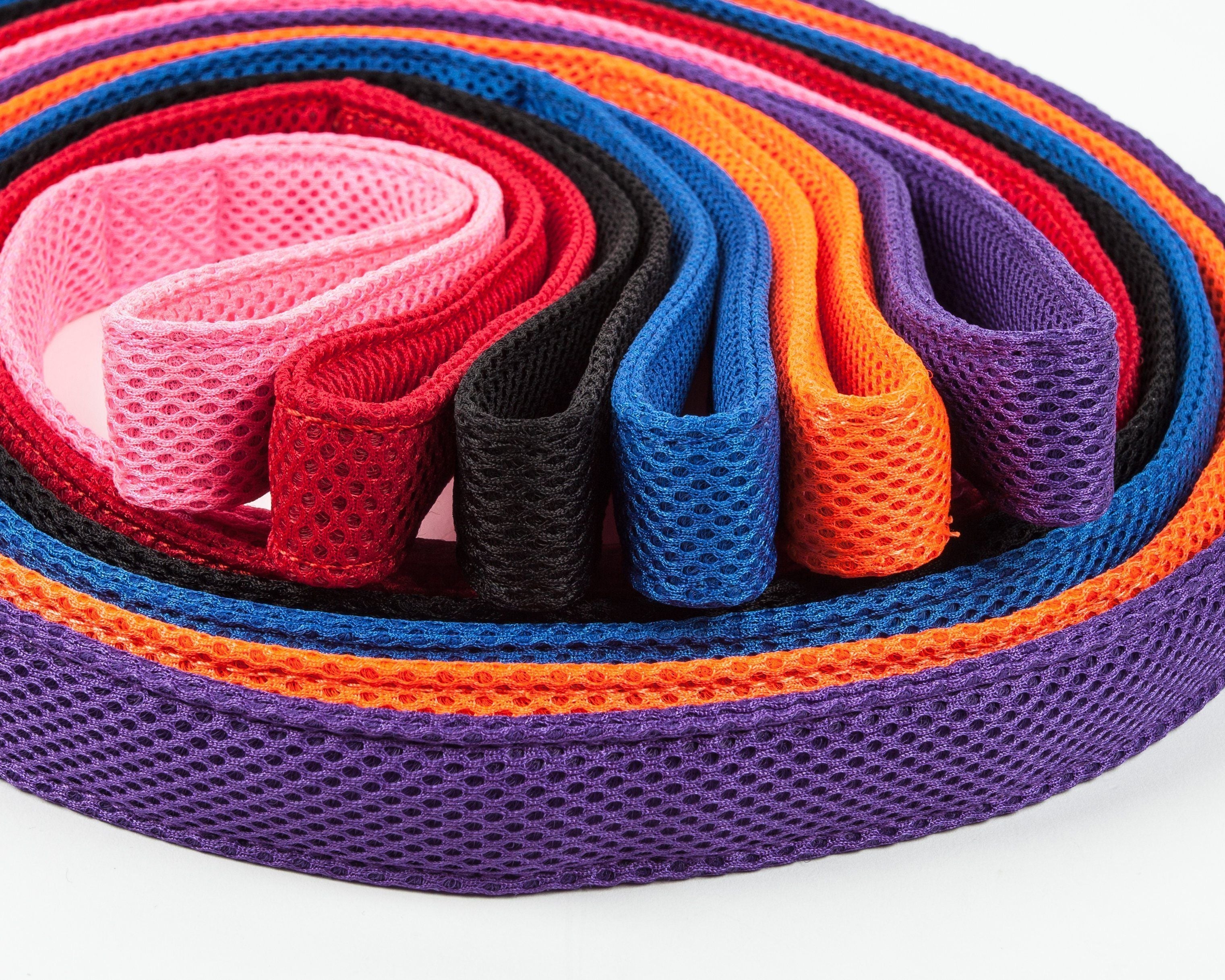 Aero Mesh Breathable Adjustable Dual-Sided Mesh Dog Leash – Multiple Colors
