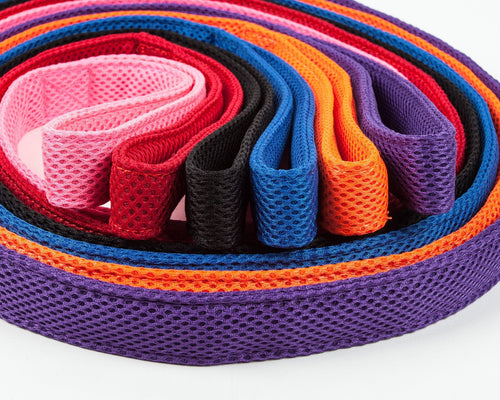 Aero Mesh Breathable Adjustable Dual-Sided Mesh Dog Leash – Multiple Colors