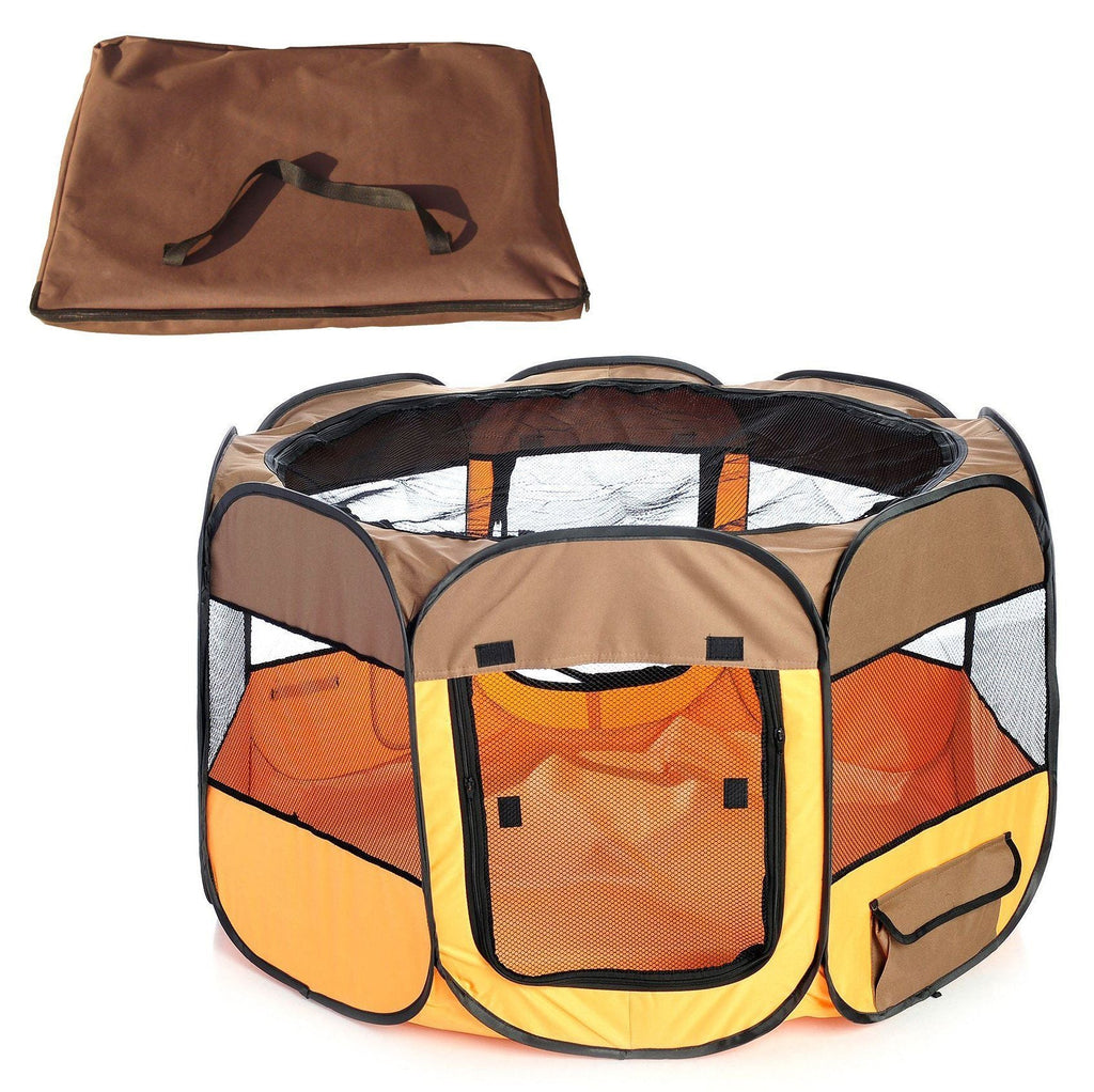All-Terrain Lightweight Folding Wire-Framed Collapsible Travel Dog Playpen