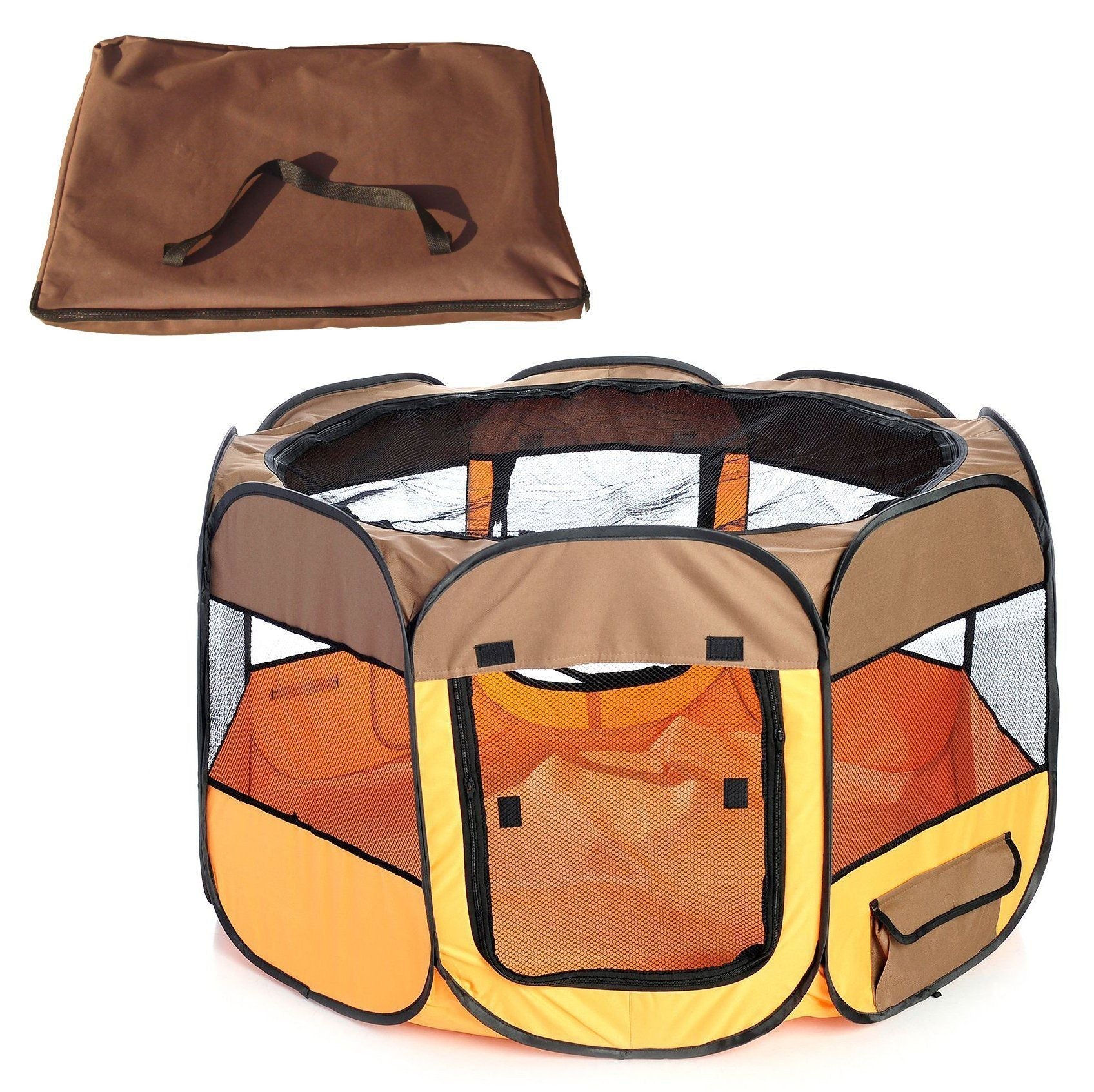 All-Terrain Lightweight Folding Wire-Framed Collapsible Travel Dog Playpen