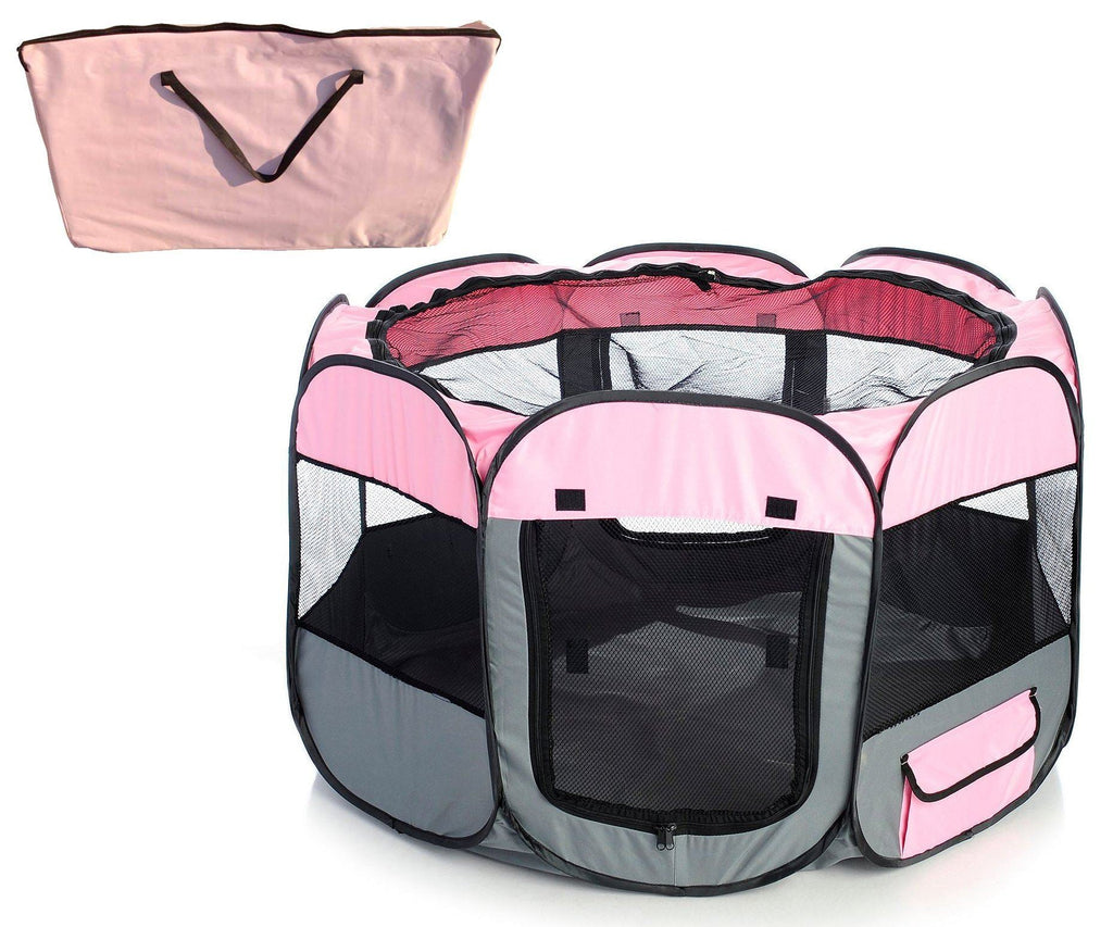 All-Terrain Lightweight Folding Wire-Framed Collapsible Travel Dog Playpen