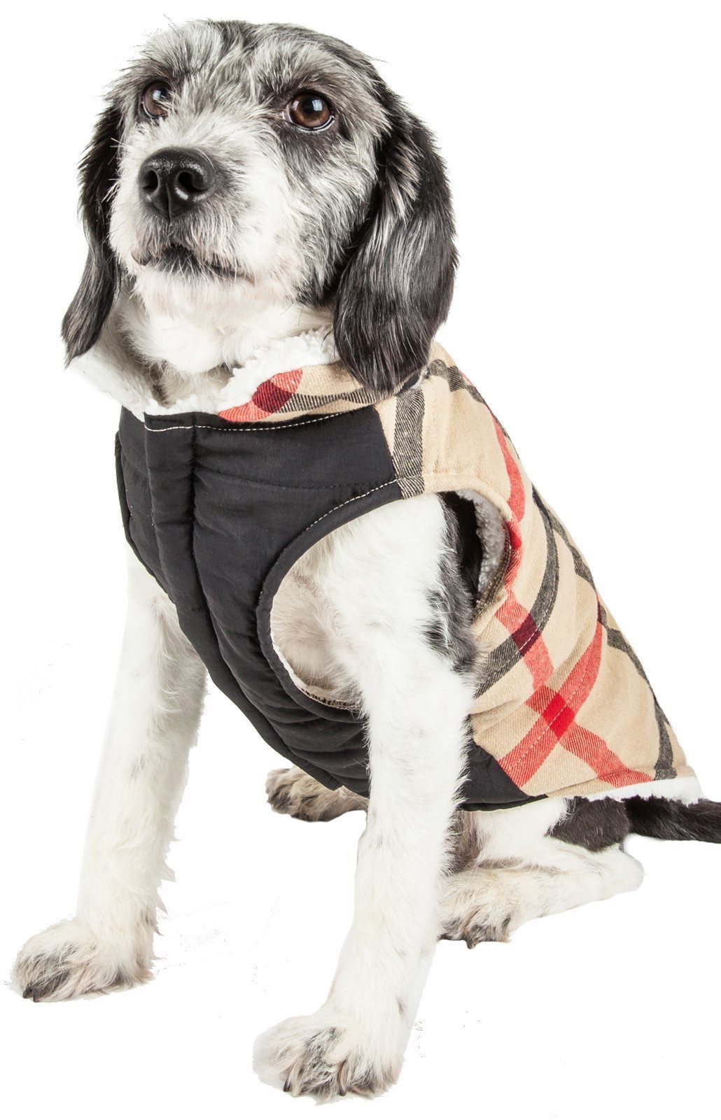 Allegiance Classical Insulated Plaid Dog Jacket