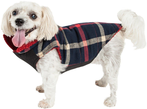 Allegiance Classical Insulated Plaid Dog Jacket