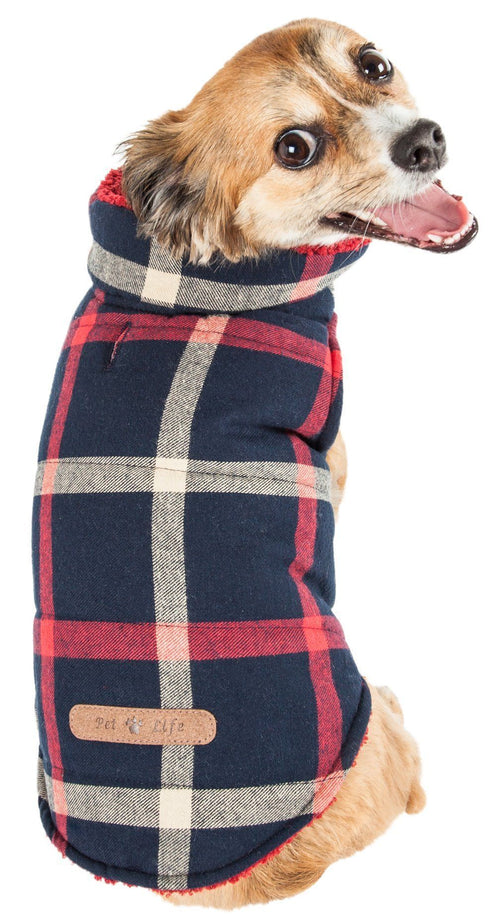 Allegiance Classical Insulated Plaid Dog Jacket