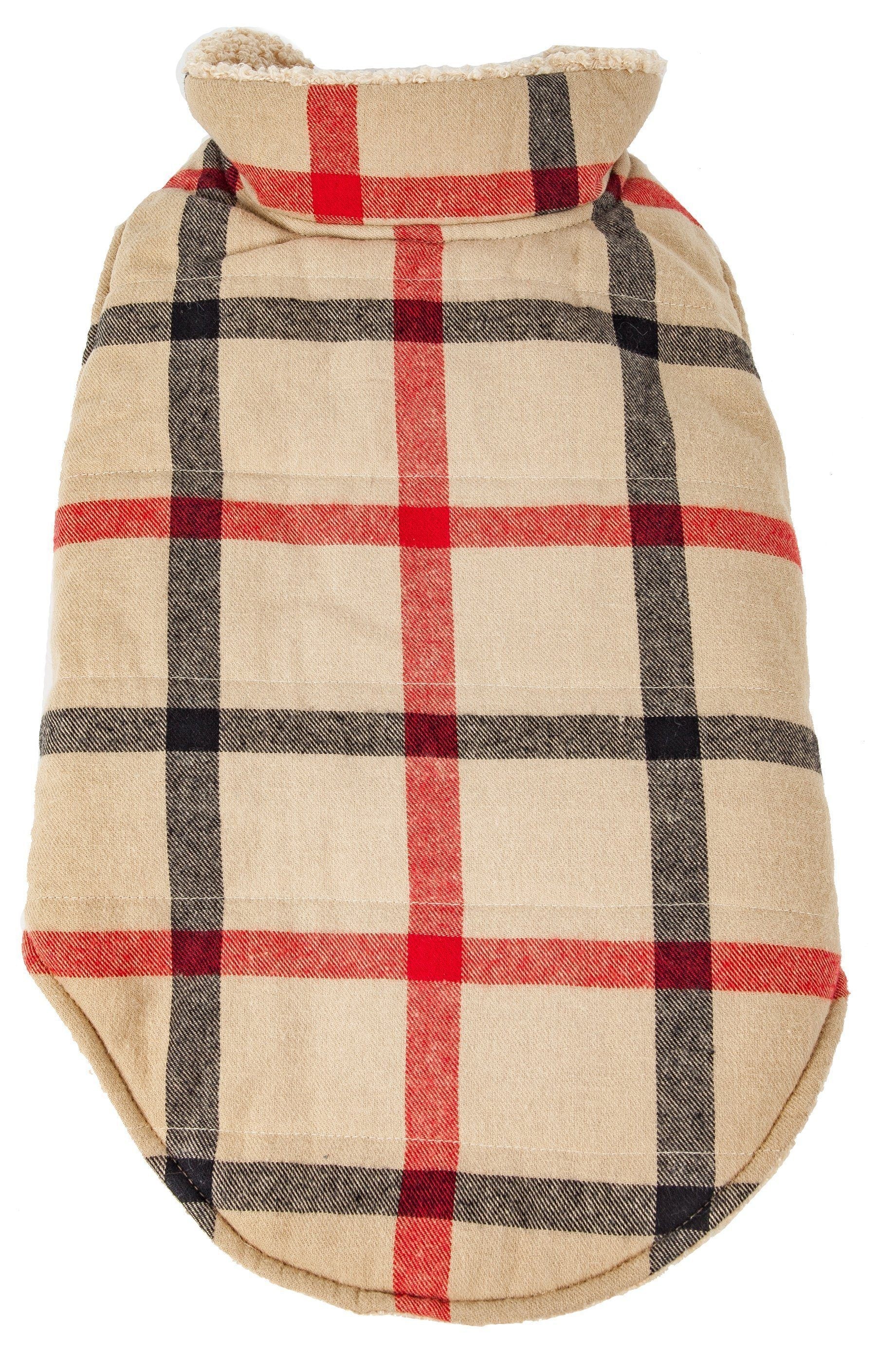 Allegiance Classical Insulated Plaid Dog Jacket
