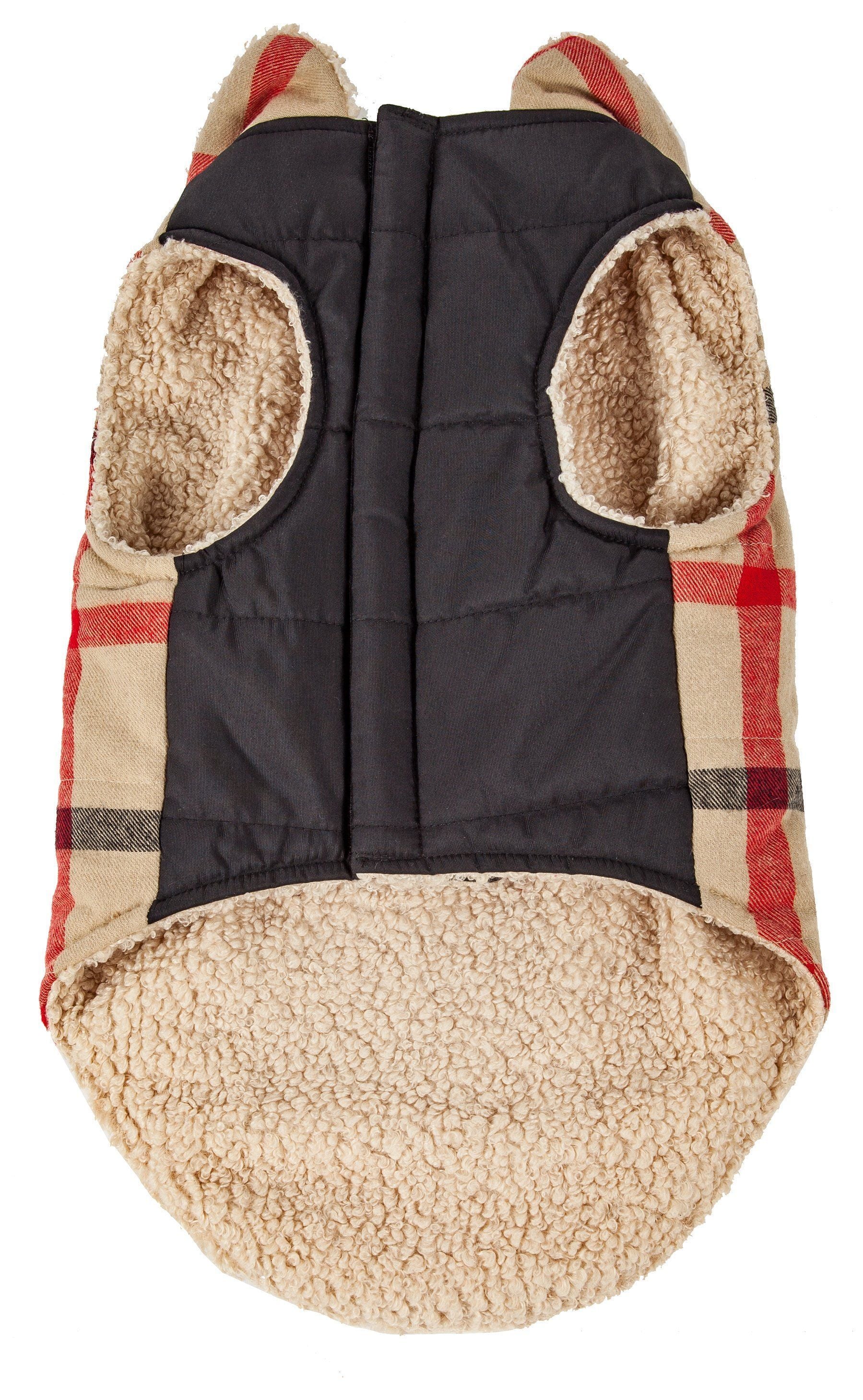 Allegiance Classical Insulated Plaid Dog Jacket
