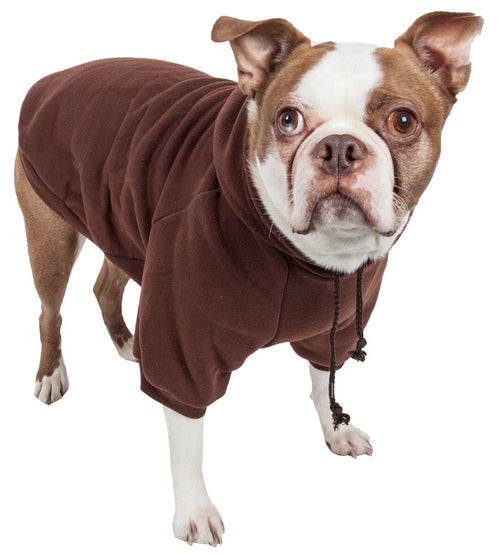American Classic Plush Cotton Hooded Dog Sweater