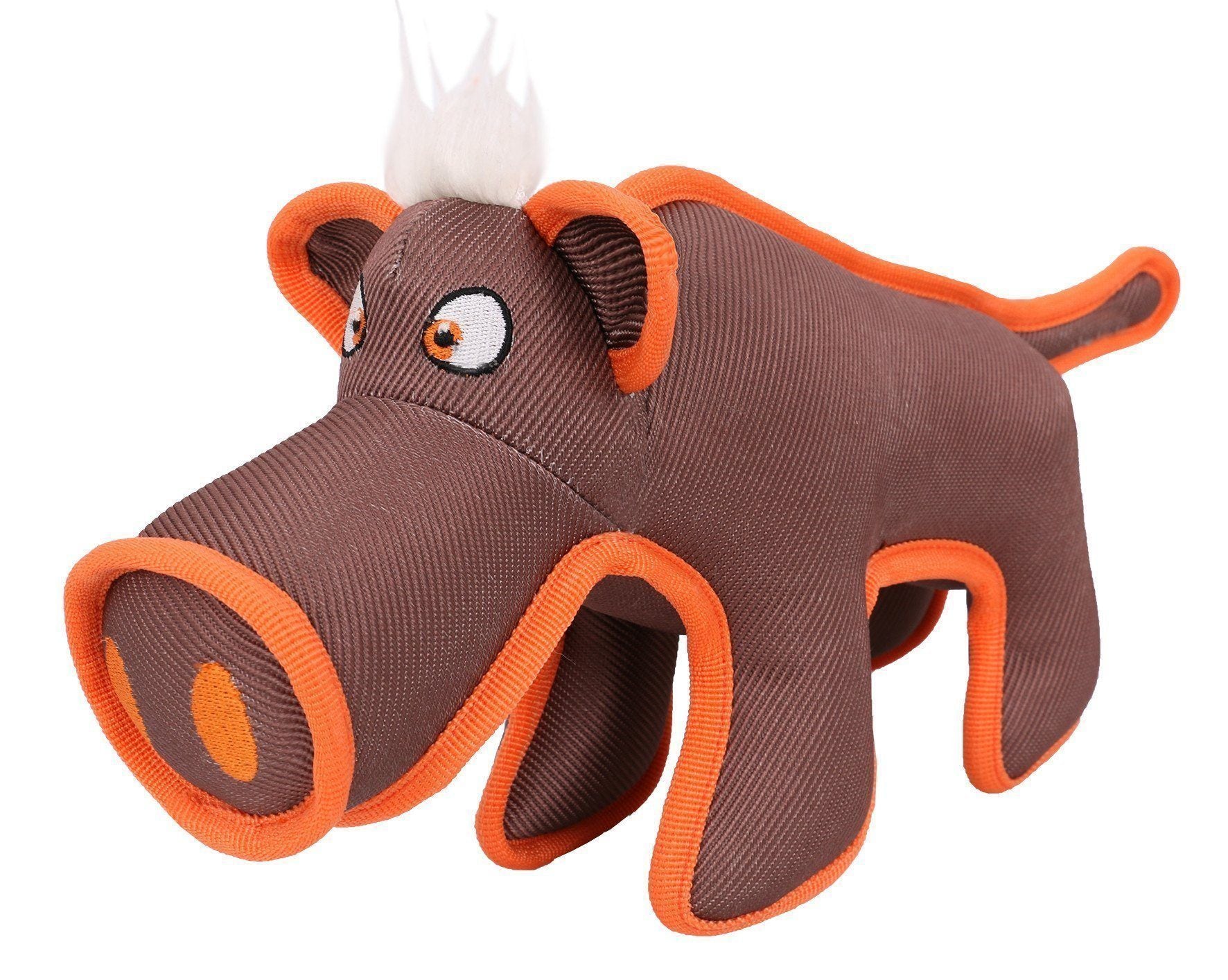 Dura-Chew Plush Animal Nylon Squeaker Dog Toy