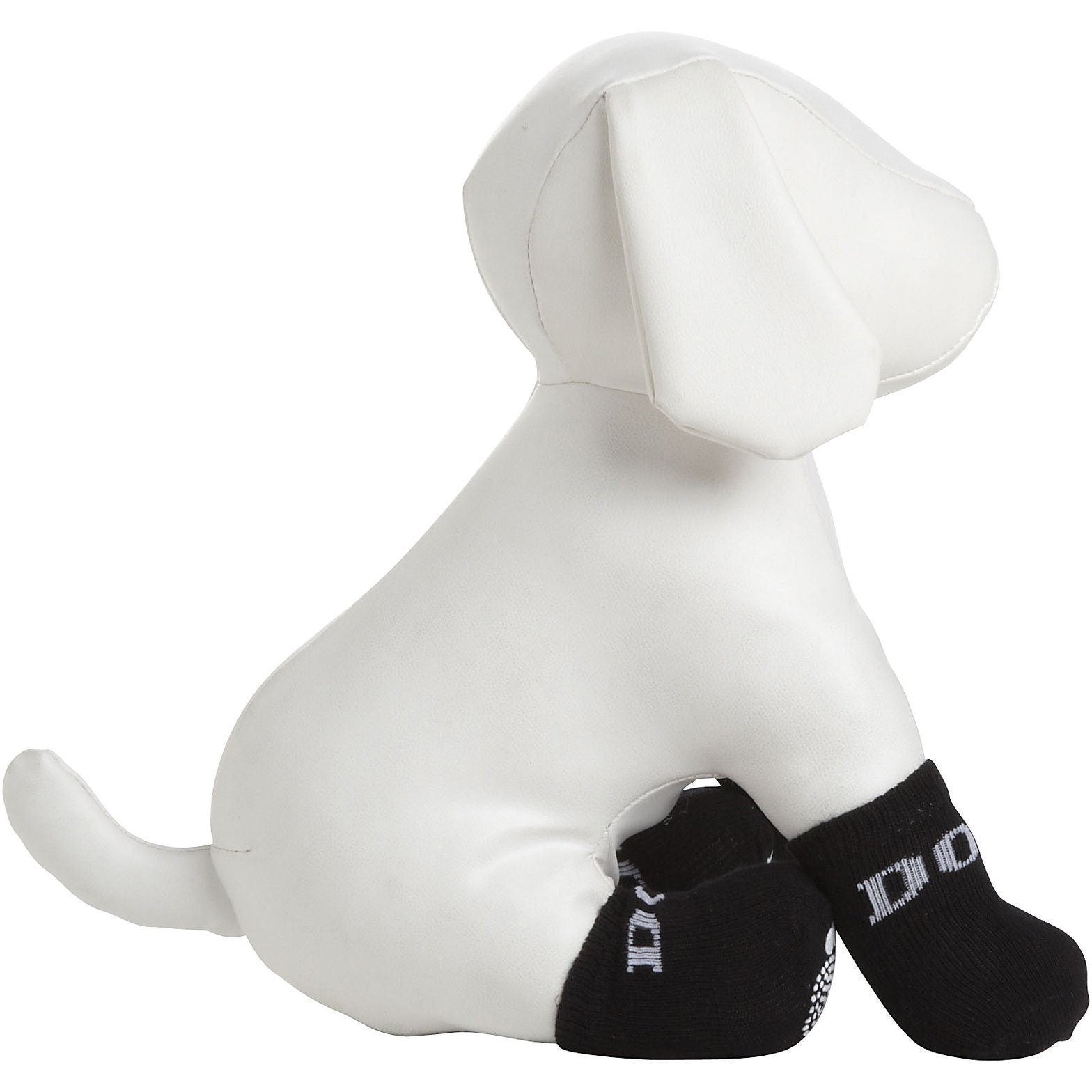 Anti-Slip Rubberized Gripped Breathable Stretch Dog Socks – Set of 4