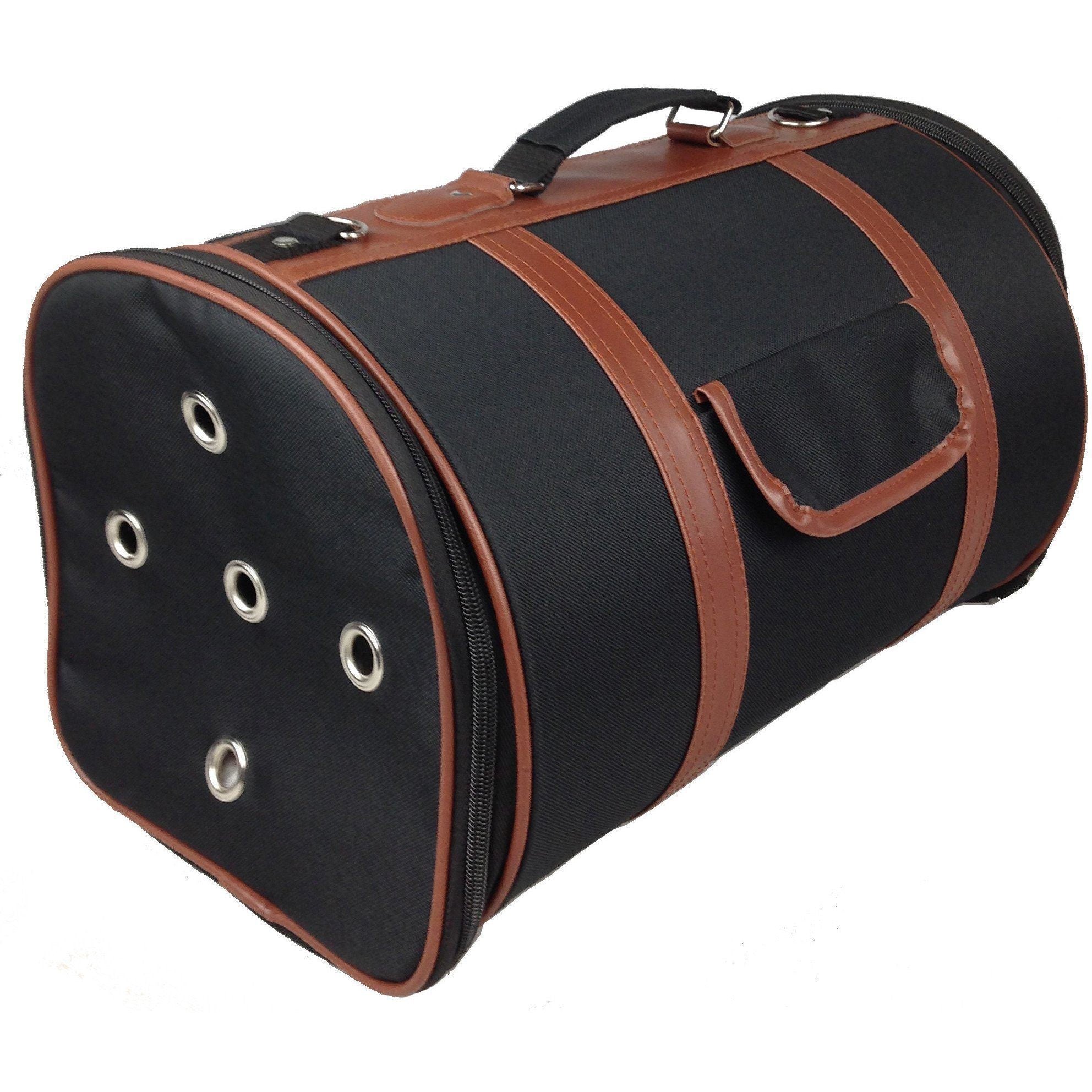 Bark Avenue Cylindrical Airline Approved Fashion Designer Pet Carrier