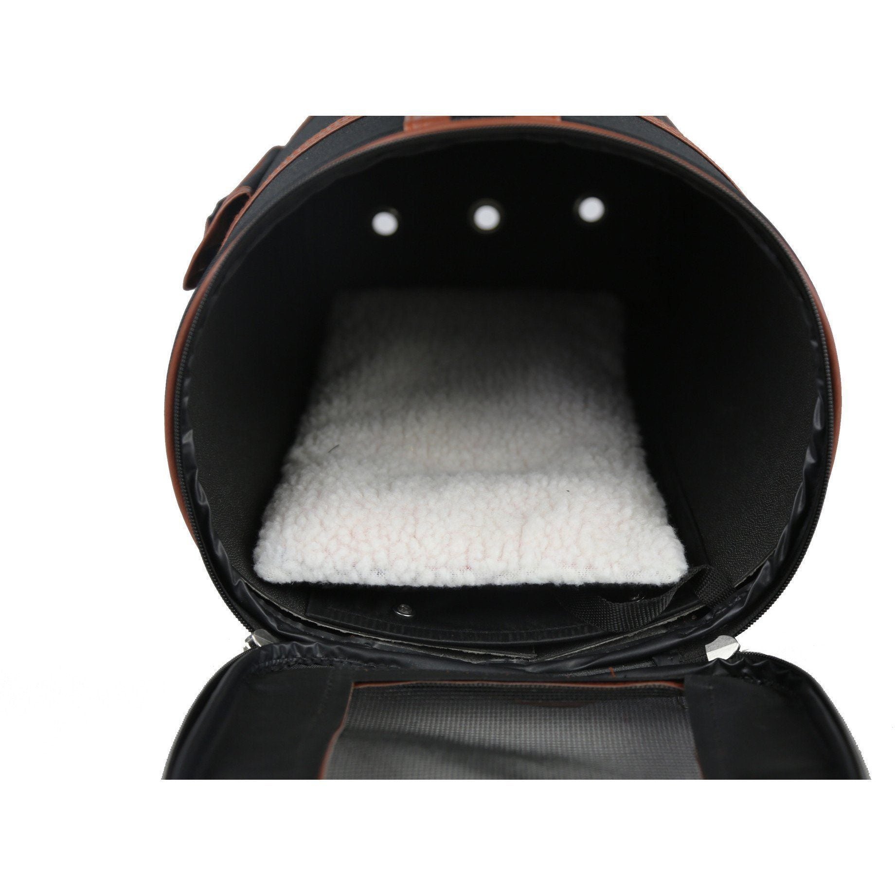 Bark Avenue Cylindrical Airline Approved Fashion Designer Pet Carrier
