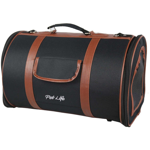 Bark Avenue Cylindrical Airline Approved Fashion Designer Pet Carrier