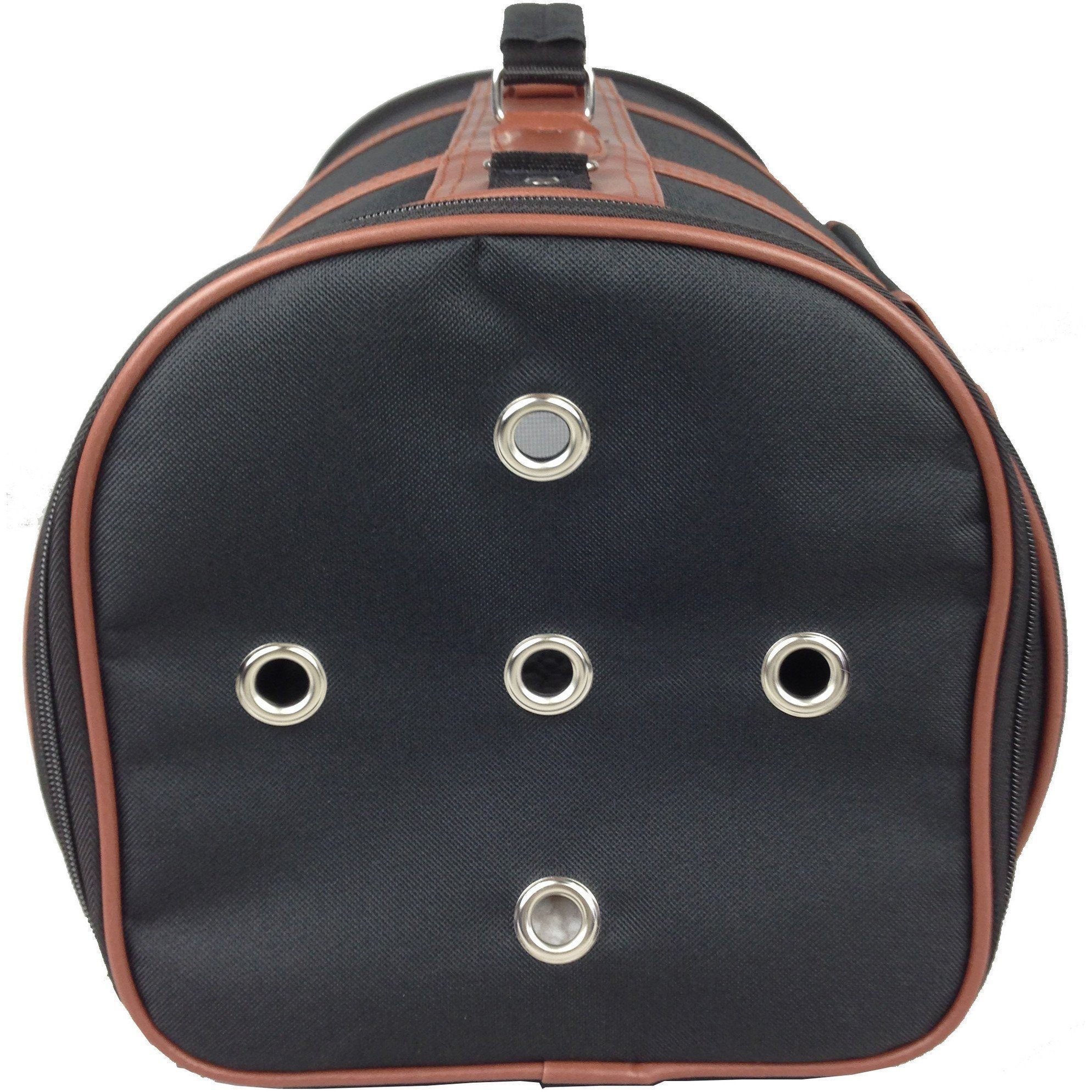 Bark Avenue Cylindrical Airline Approved Fashion Designer Pet Carrier