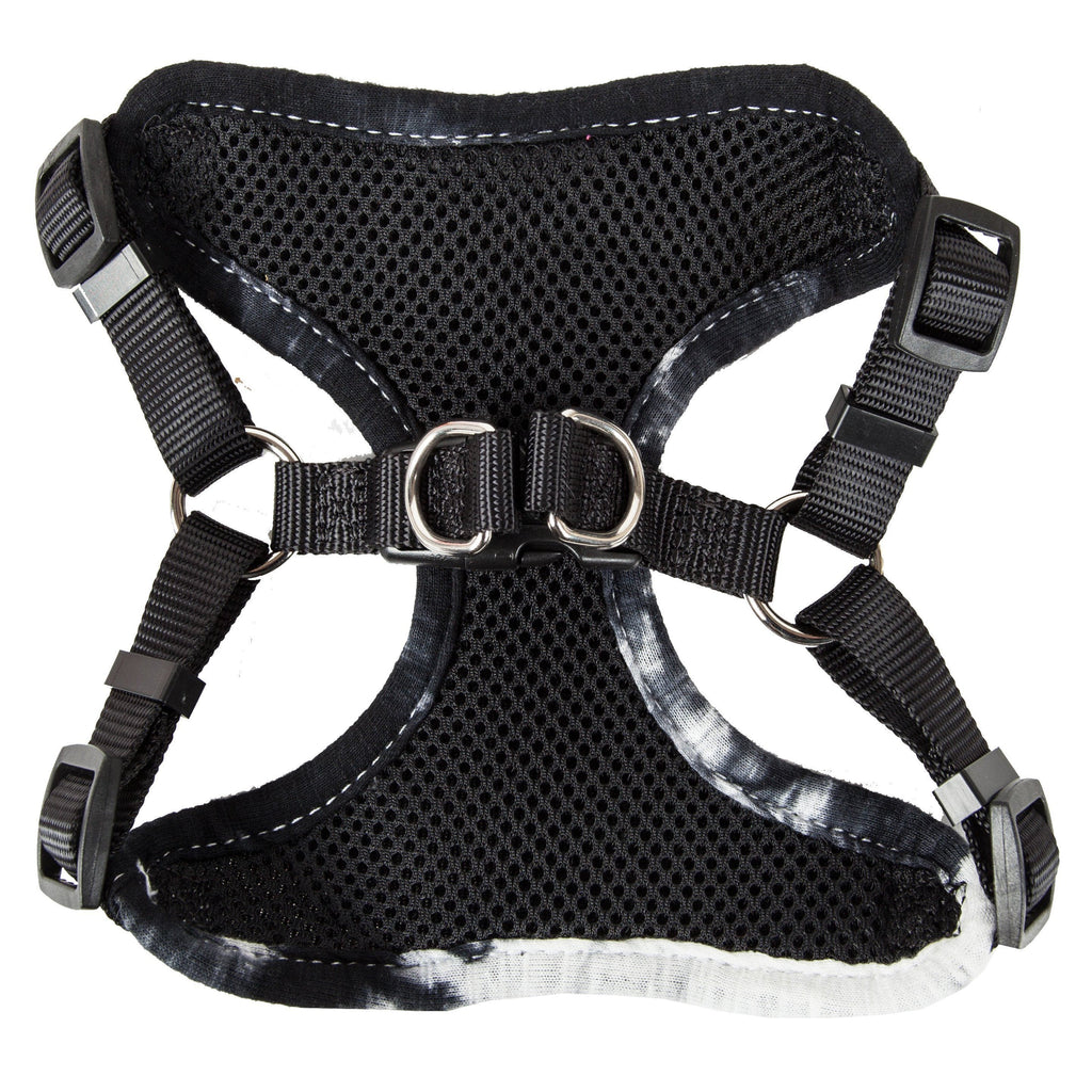 Bonatied Mesh Adjustable Dog Harness with Designer Neck Tie