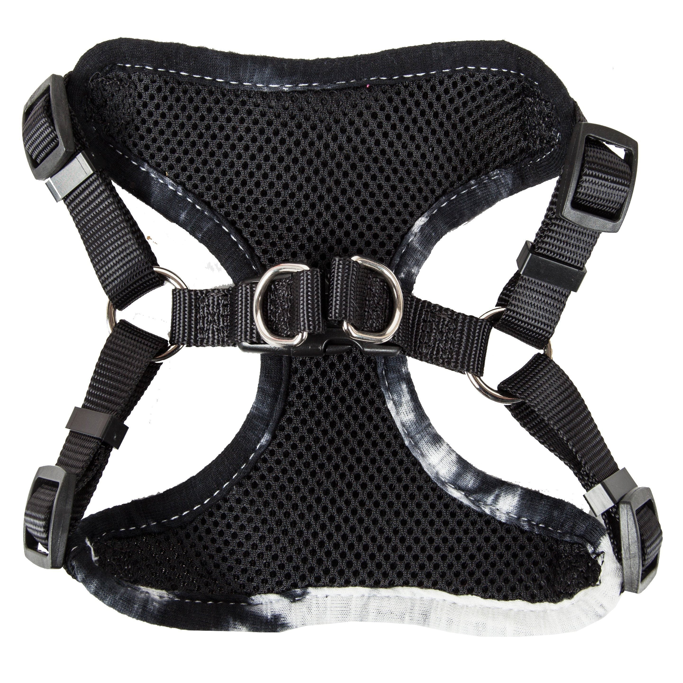Bonatied Mesh Adjustable Dog Harness with Designer Neck Tie