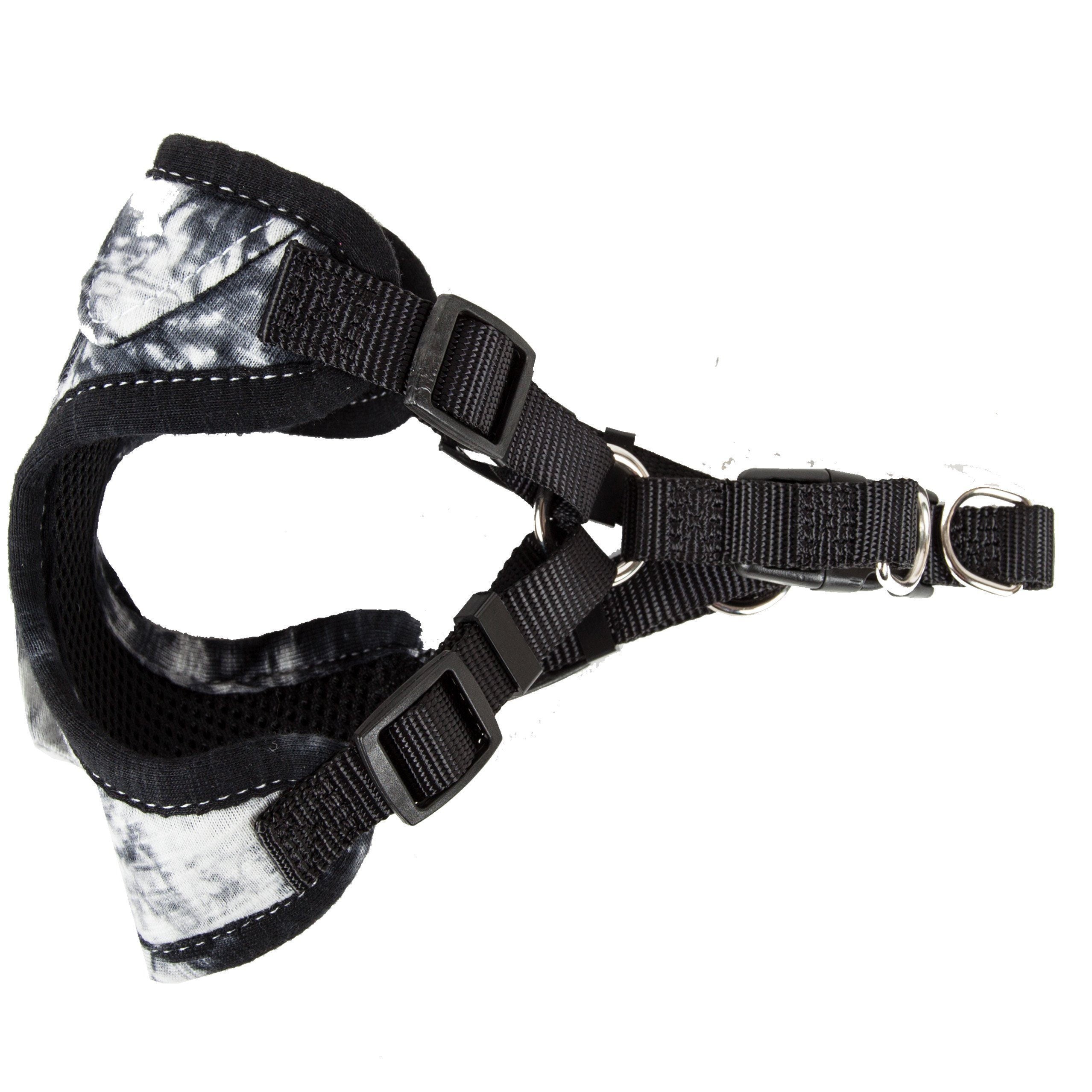 Bonatied Mesh Adjustable Dog Harness with Designer Neck Tie
