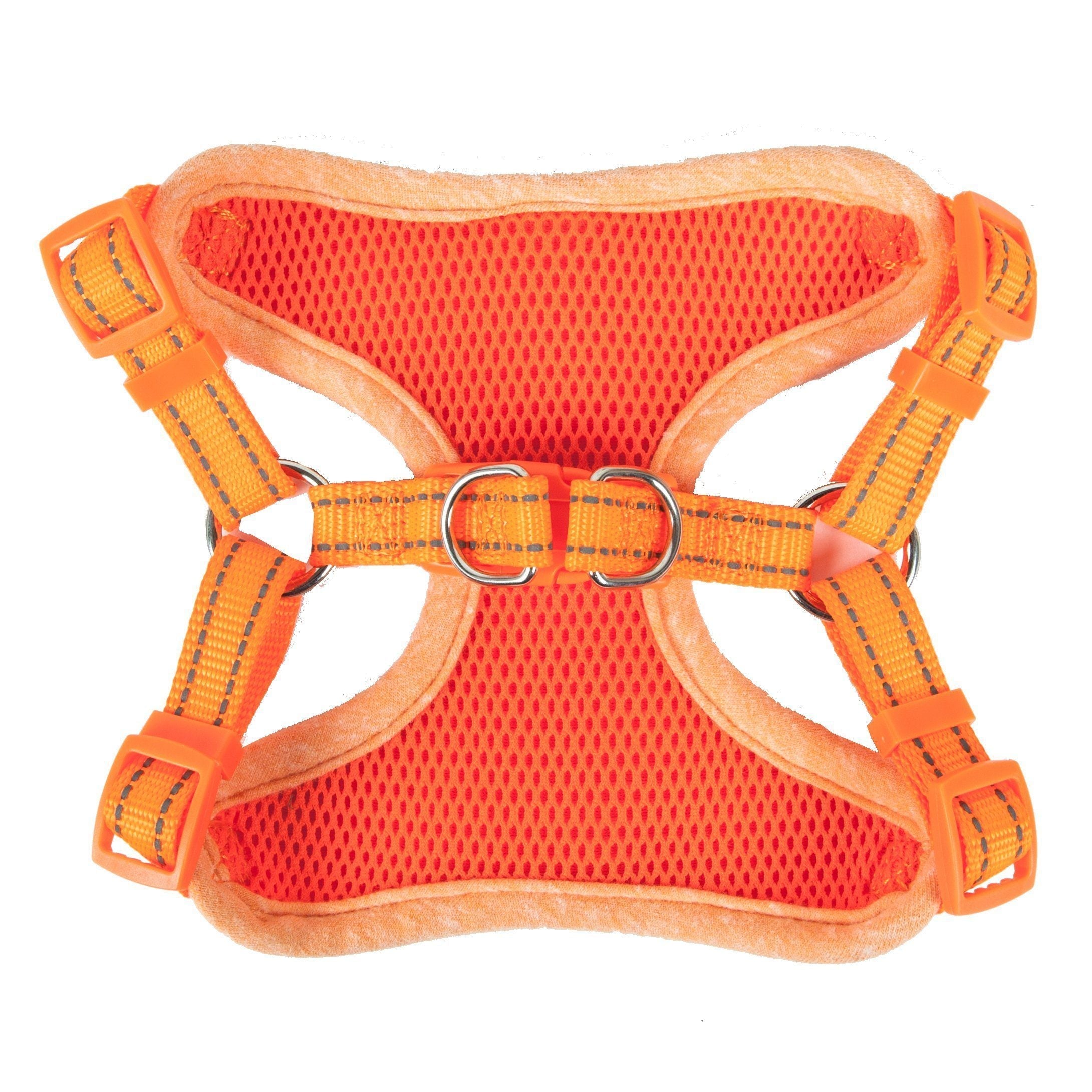 Bonatied Mesh Adjustable Dog Harness with Designer Neck Tie